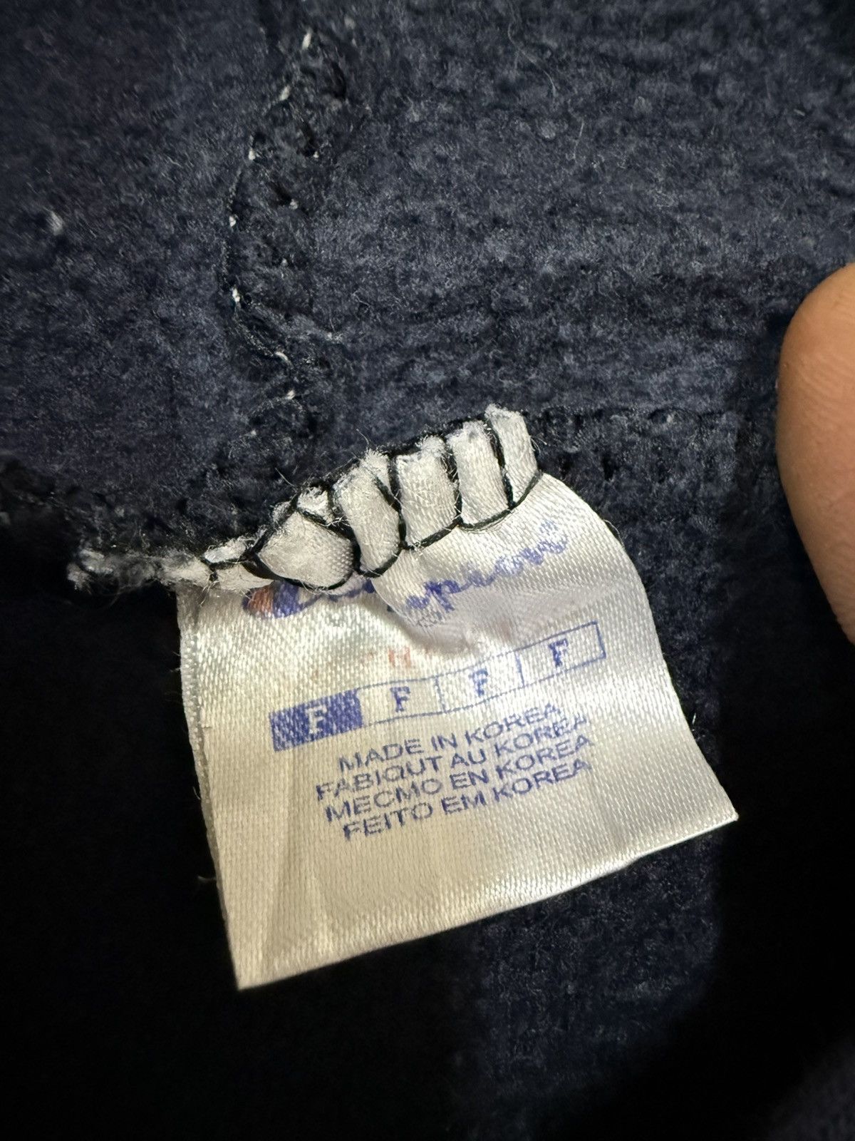Champion CHAMPION REVERSE WEAVE FADED BLUE PULLOVER SWWATER HOODIE Size US S / EU 44-46 / 1 - 8 Thumbnail