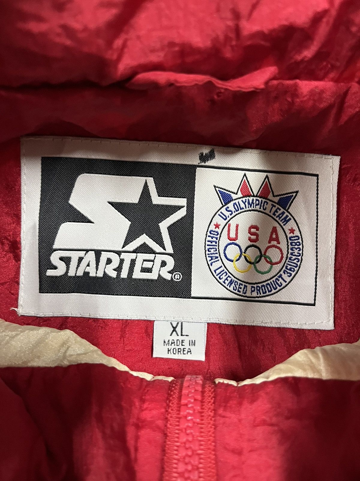 Starter × USA Olympics × Vintage Vintage usa olympic starter windbreaker Size US XL / EU 56 / 4 - 19 Thumbnail