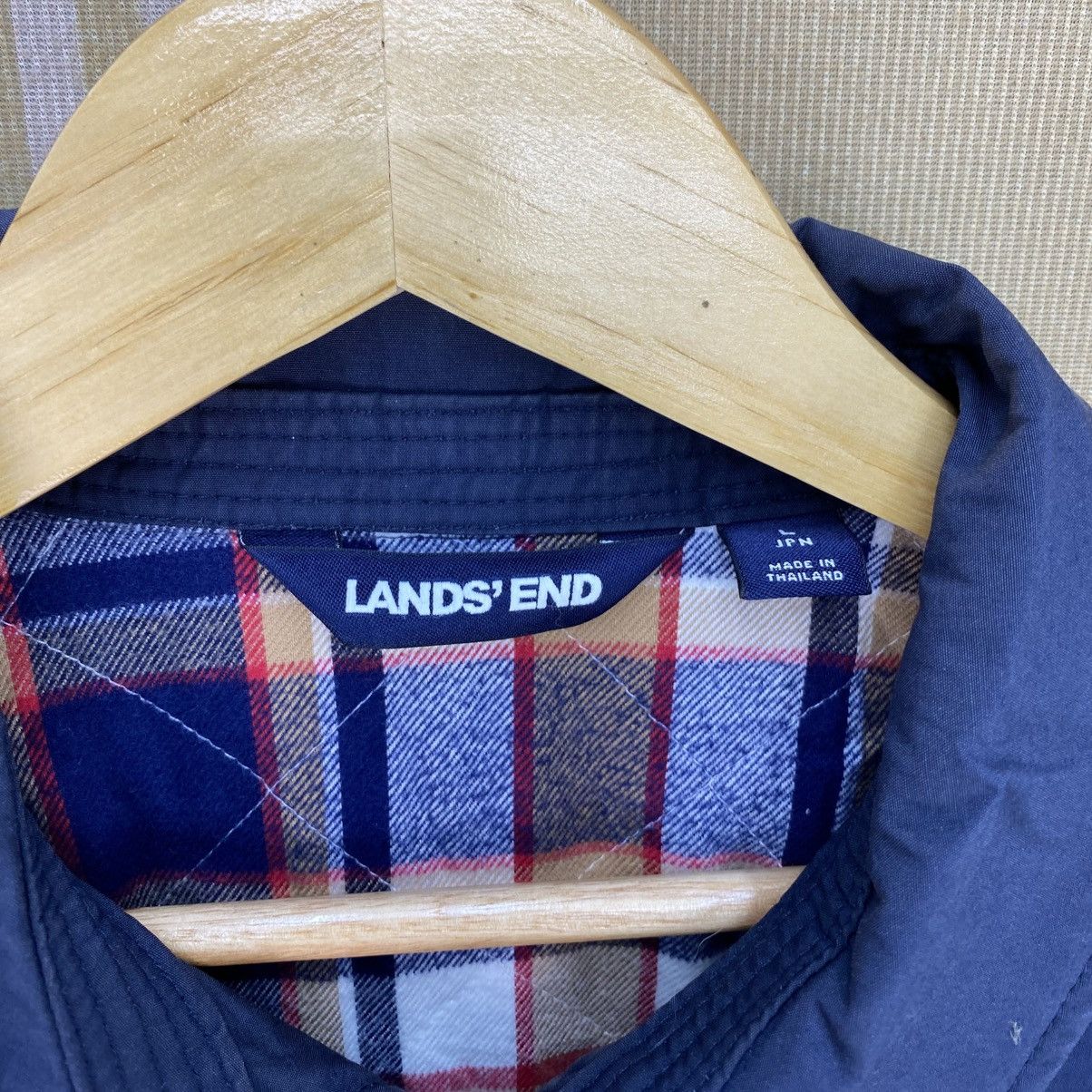 Lands' End 🫶vintage Lands' End navy blue Henrrington Jacket Size US M / EU 48-50 / 2 - 5 Thumbnail