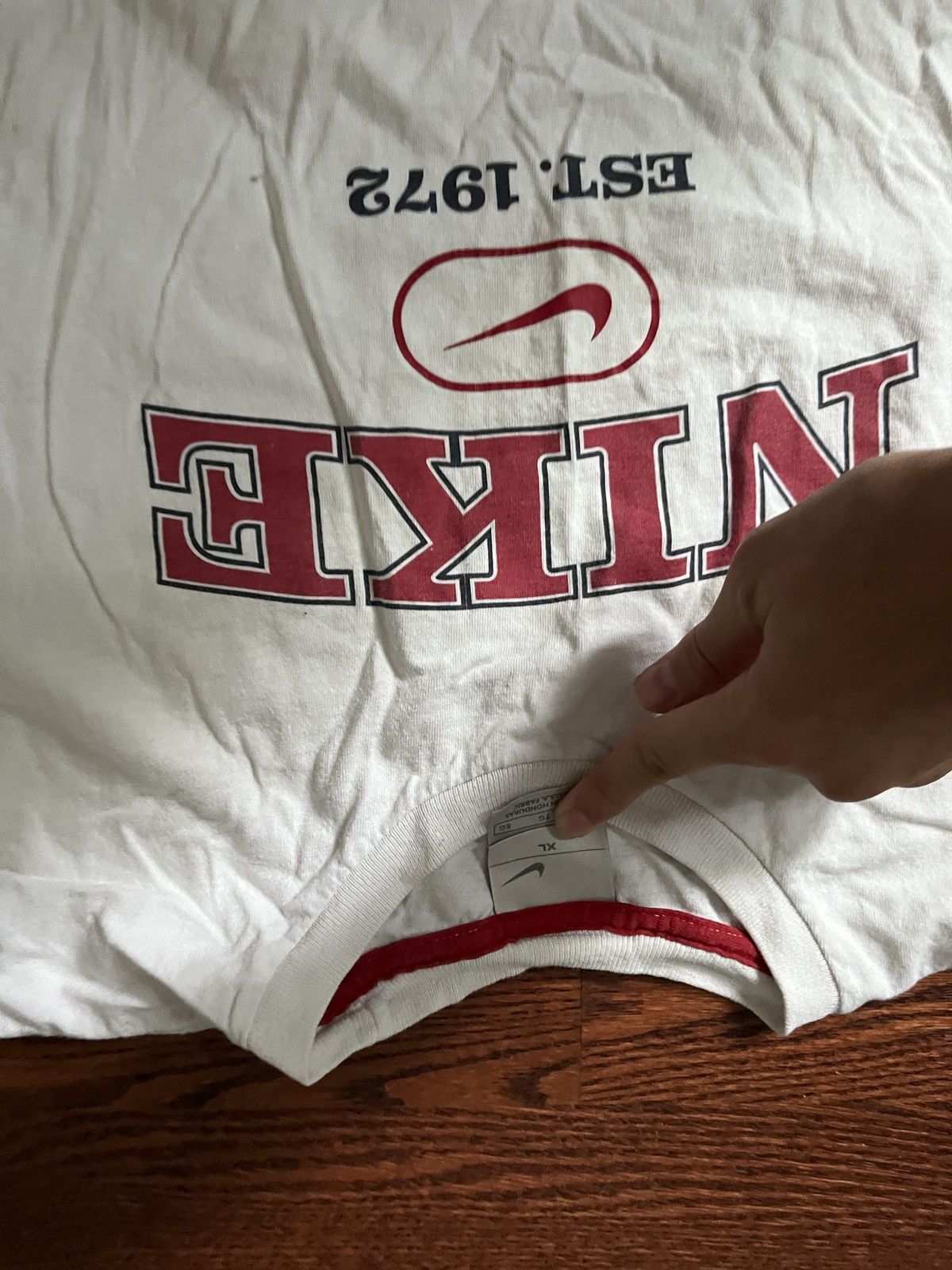 Nike Vintage Nike tee Size US M / EU 48-50 / 2 - 2 Thumbnail