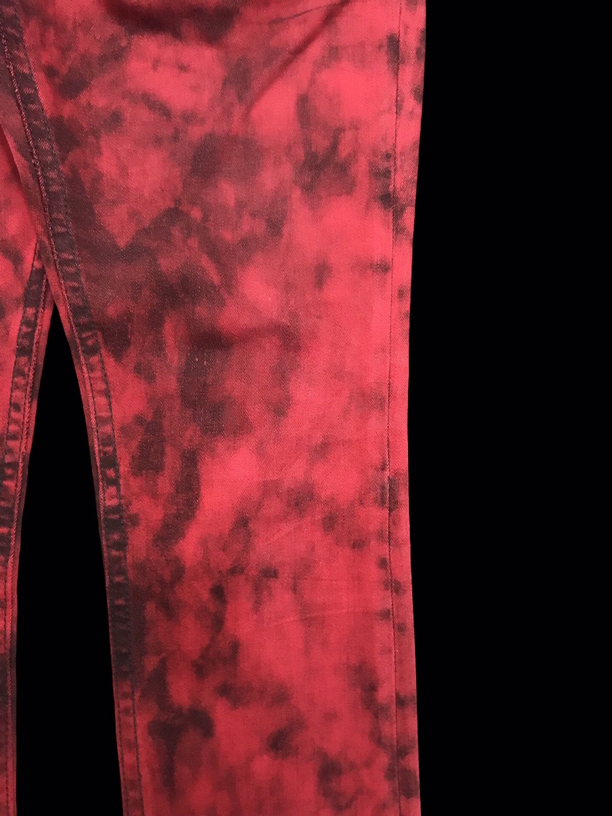 Japanese Brand 💥EMO/GOTHIC STYLE💥Xfrm Sick Design Skinny Soft Denim F245 Size US 29 - 6 Thumbnail