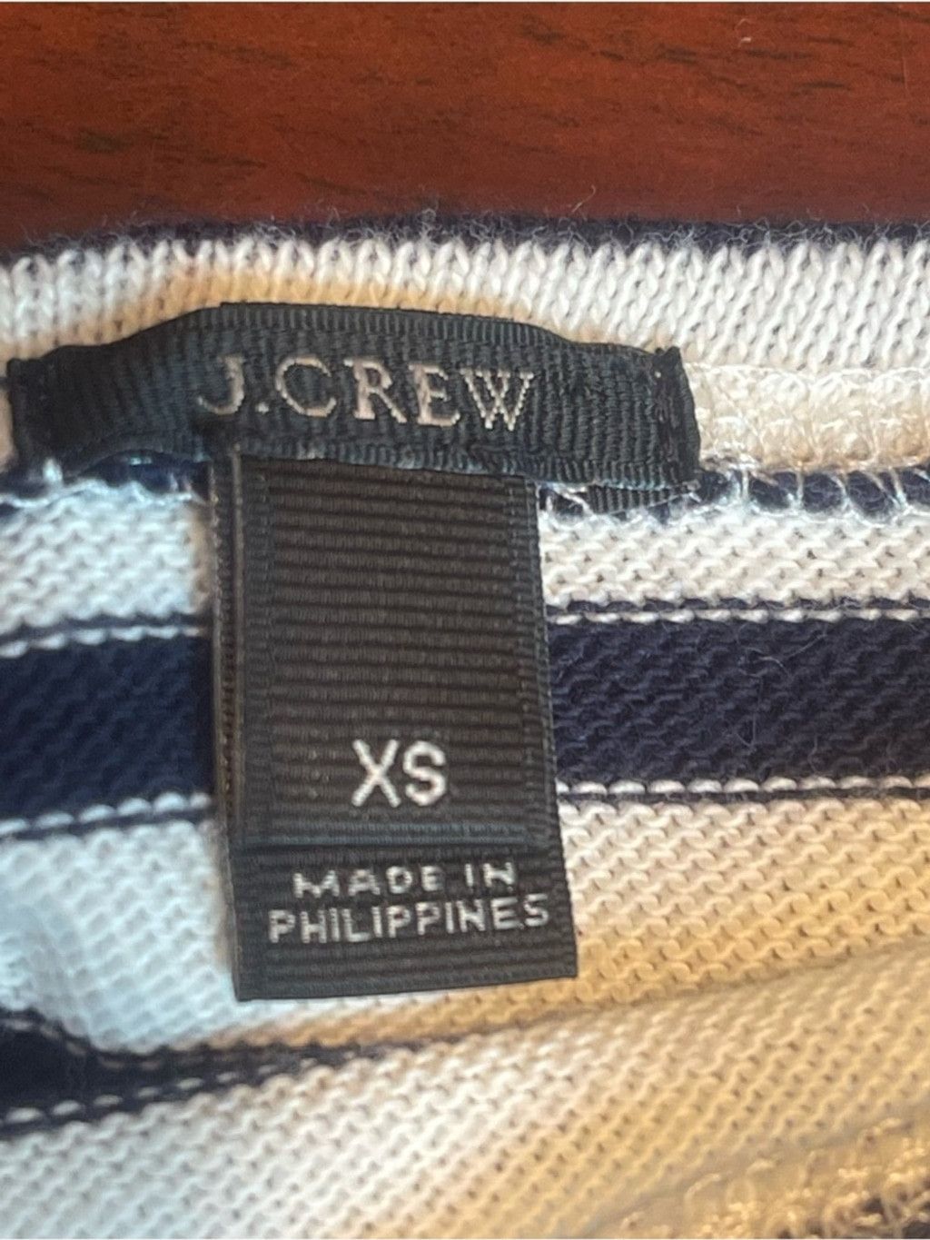 J.Crew J.Crew Breton Striped Boatneck Top XS Cotton French Nautical Size XS / US 0-2 / IT 36-38 - 5 Thumbnail