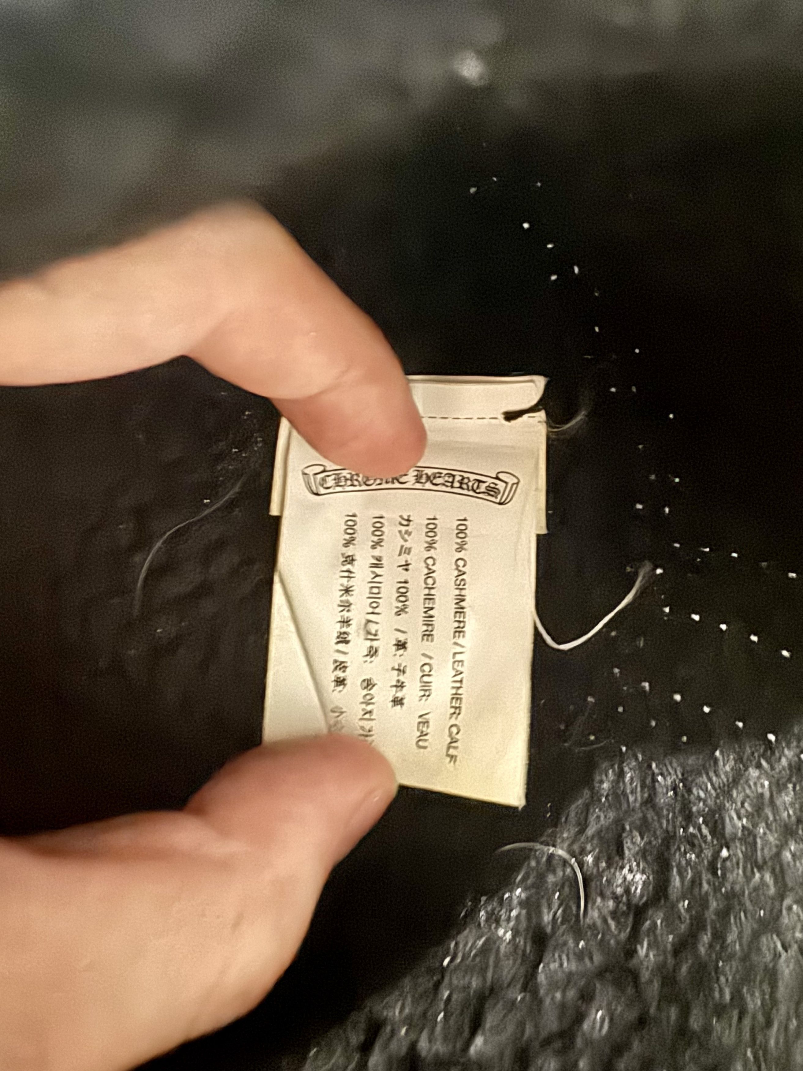 Chrome Hearts Chrom Hearts Fleur Patch Beanie Size ONE SIZE - 4 Thumbnail