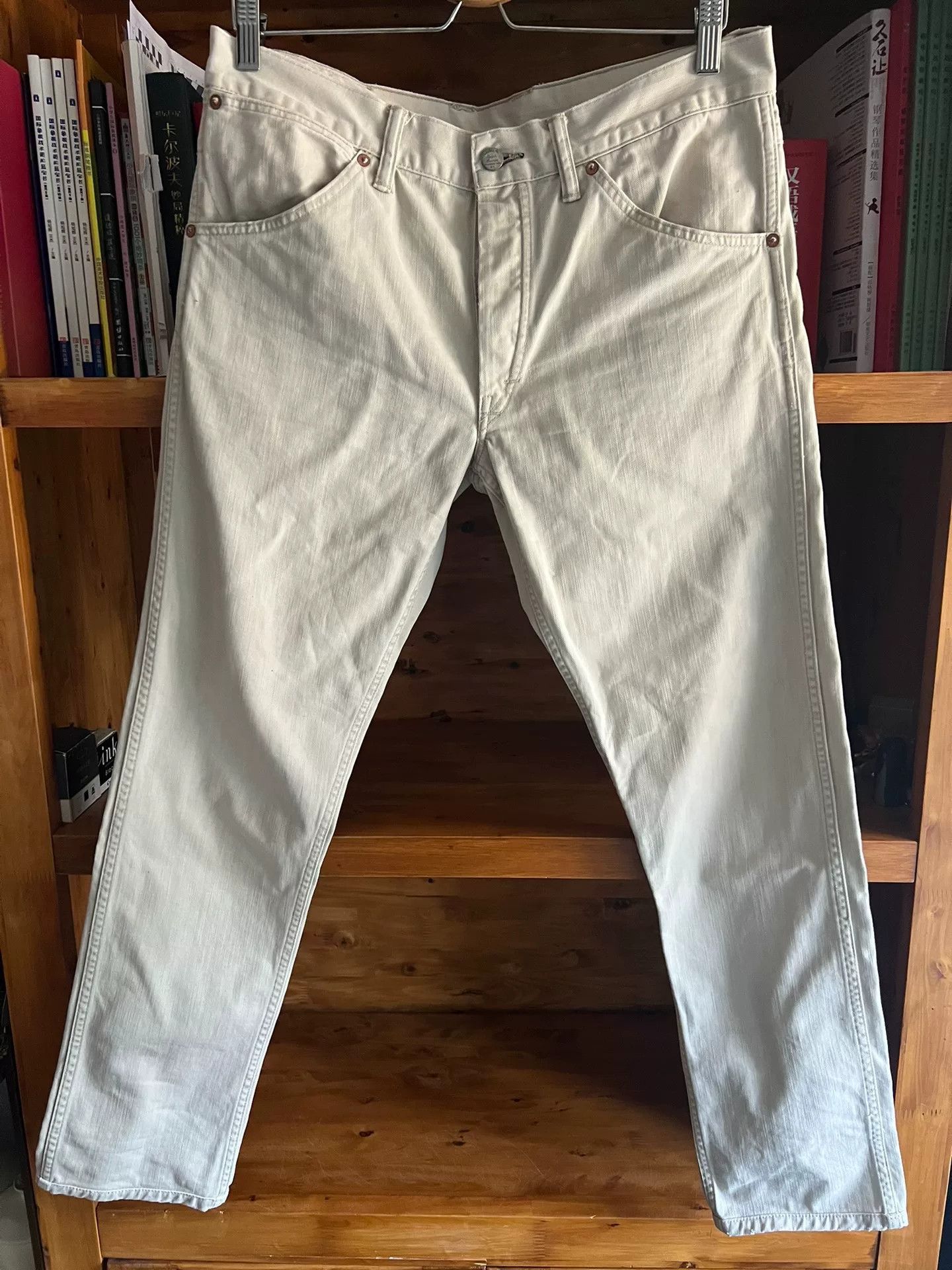 RRL Ralph Lauren RRL Double RL Gray White Denim Pants Size US 32 / EU 48 - 1 Thumbnail