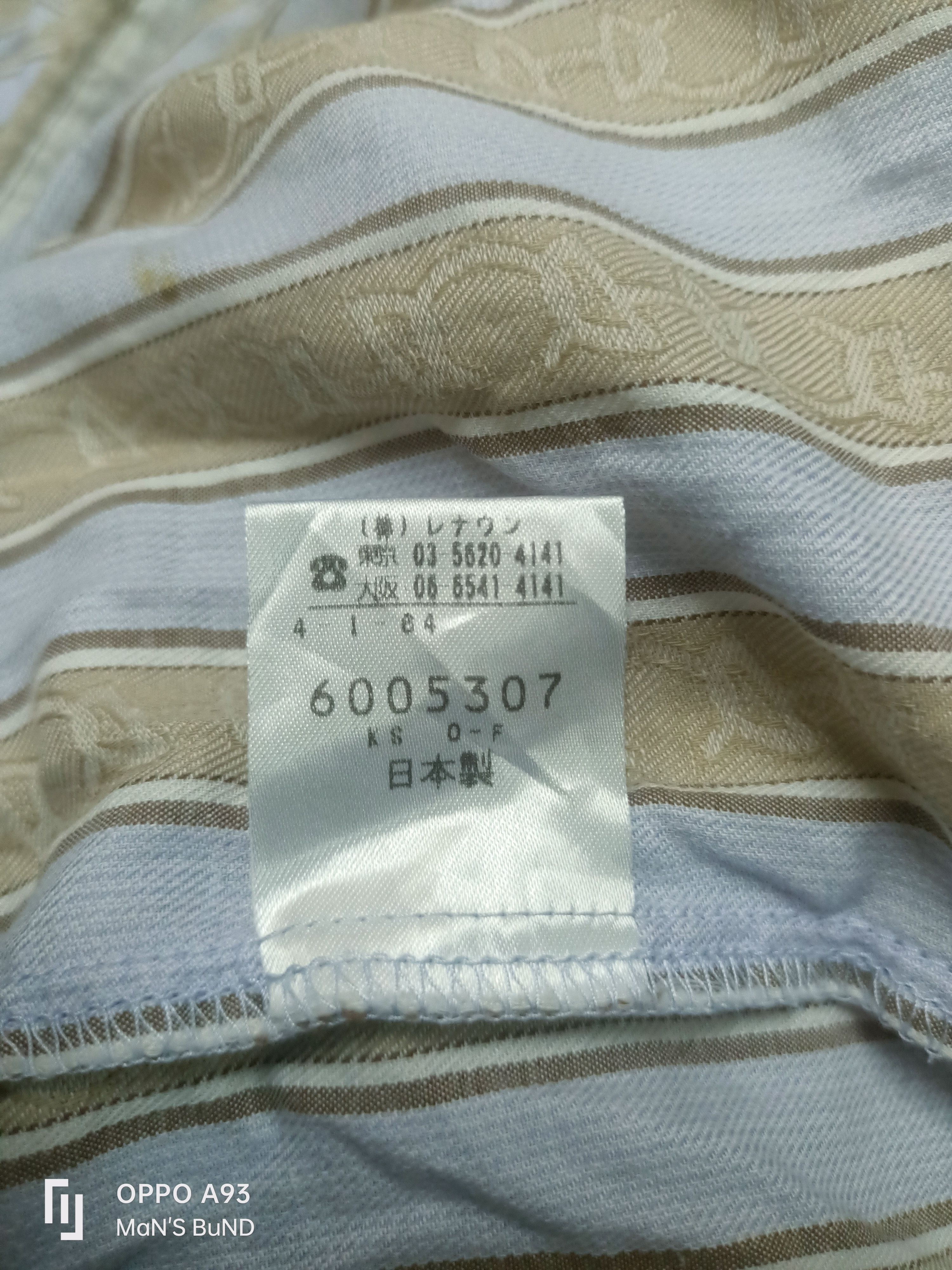 Celine × Vintage Vintage Celine Homme Button Shirt Size M / US 6-8 / IT 42-44 - 9 Thumbnail