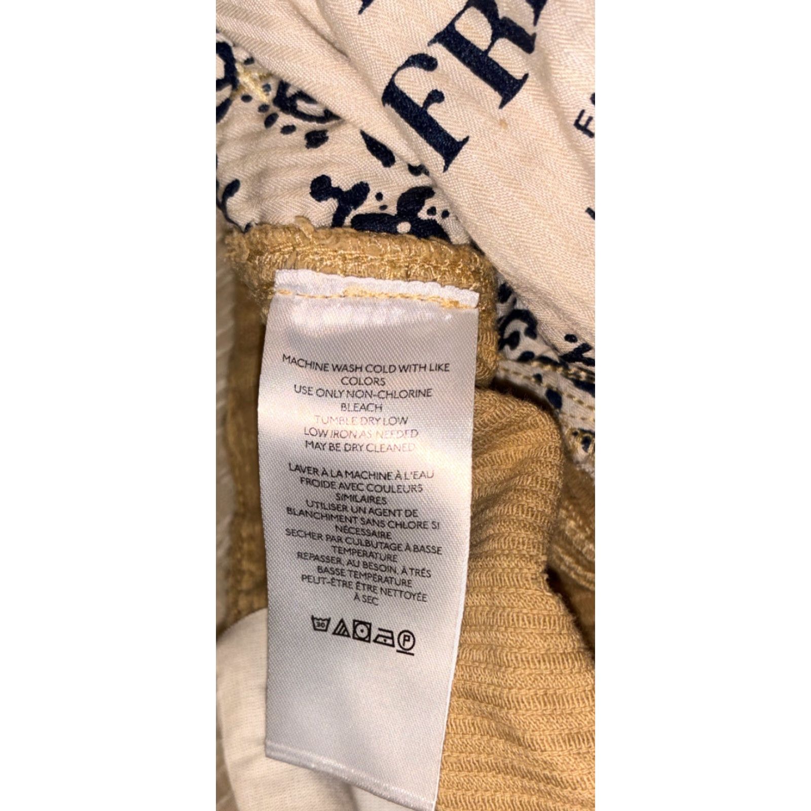 Free People Free People Faye Low Slung Corduroy Pants Size 26 Beige Straight Leg Y2K Womens Size 26" / US 2 / IT 38 - 7 Thumbnail