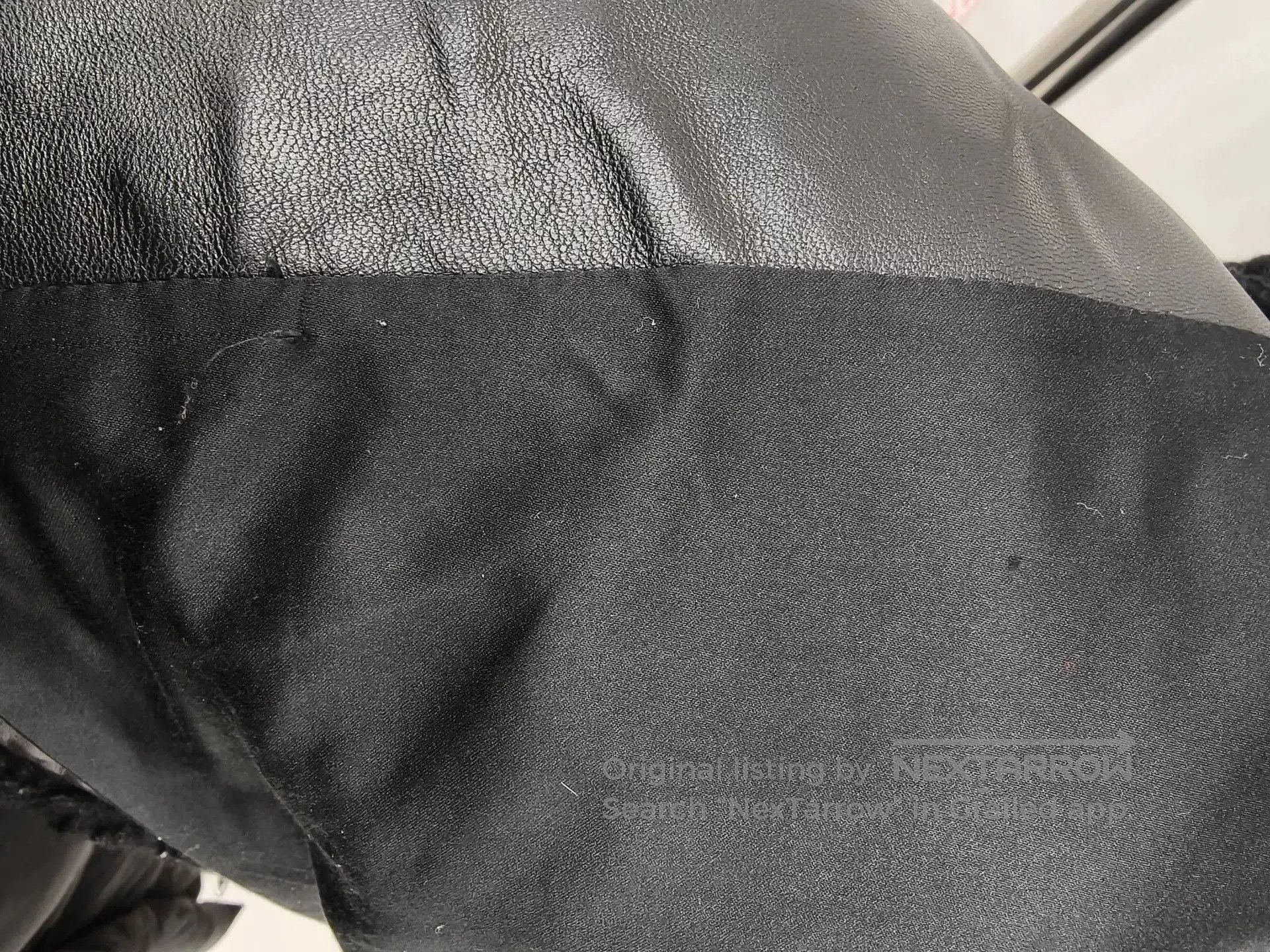 Japanese Brand Black Shearling Moto Jacket from MO&Co.. Size M / US 6-8 / IT 42-44 - 6 Thumbnail