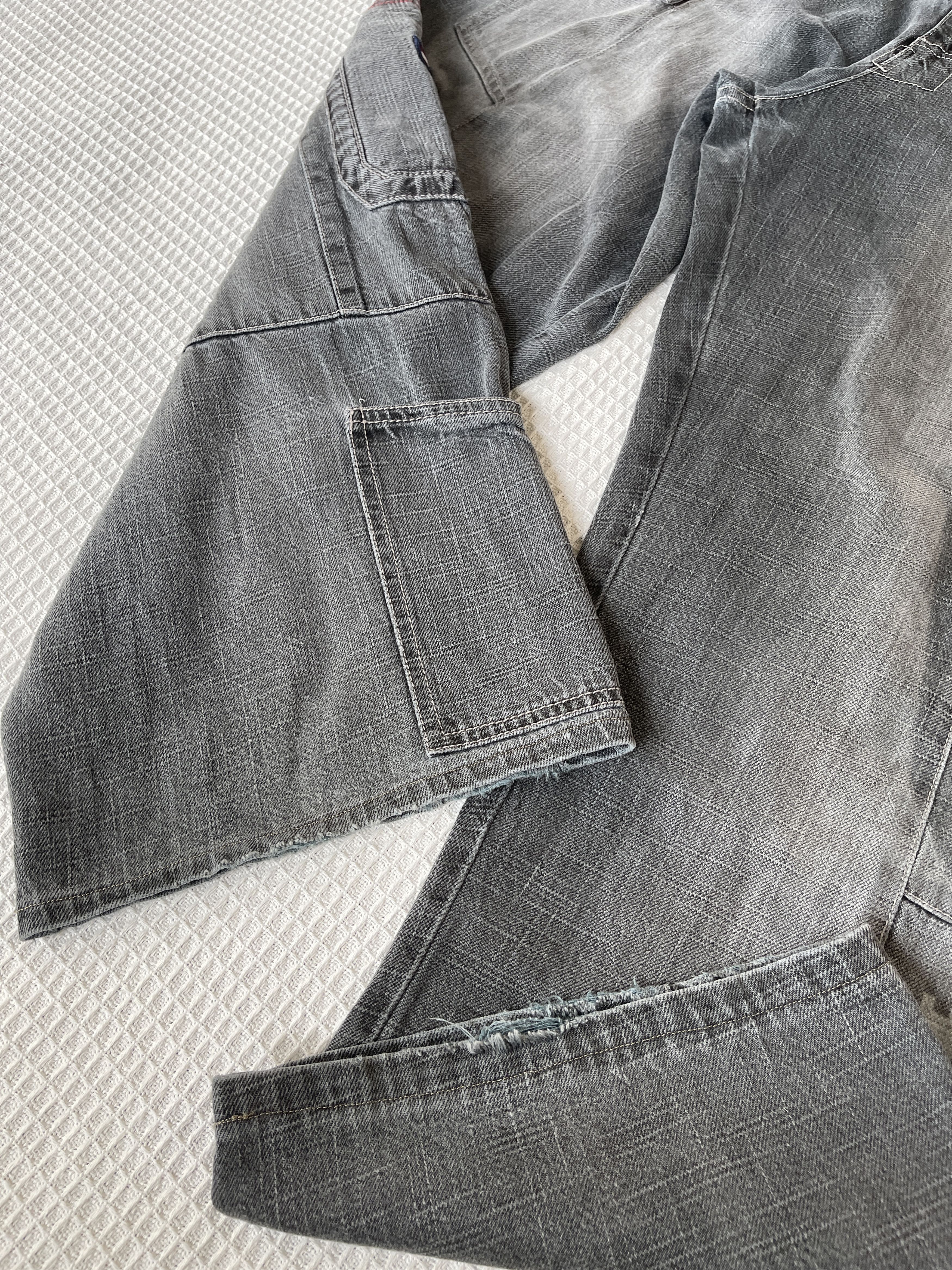 Phat Farm Vintage 90s🔥Phat Farm🔥Platform boots 9 Pockets Baggy Jeans Size US 34 / EU 50 - 8 Thumbnail