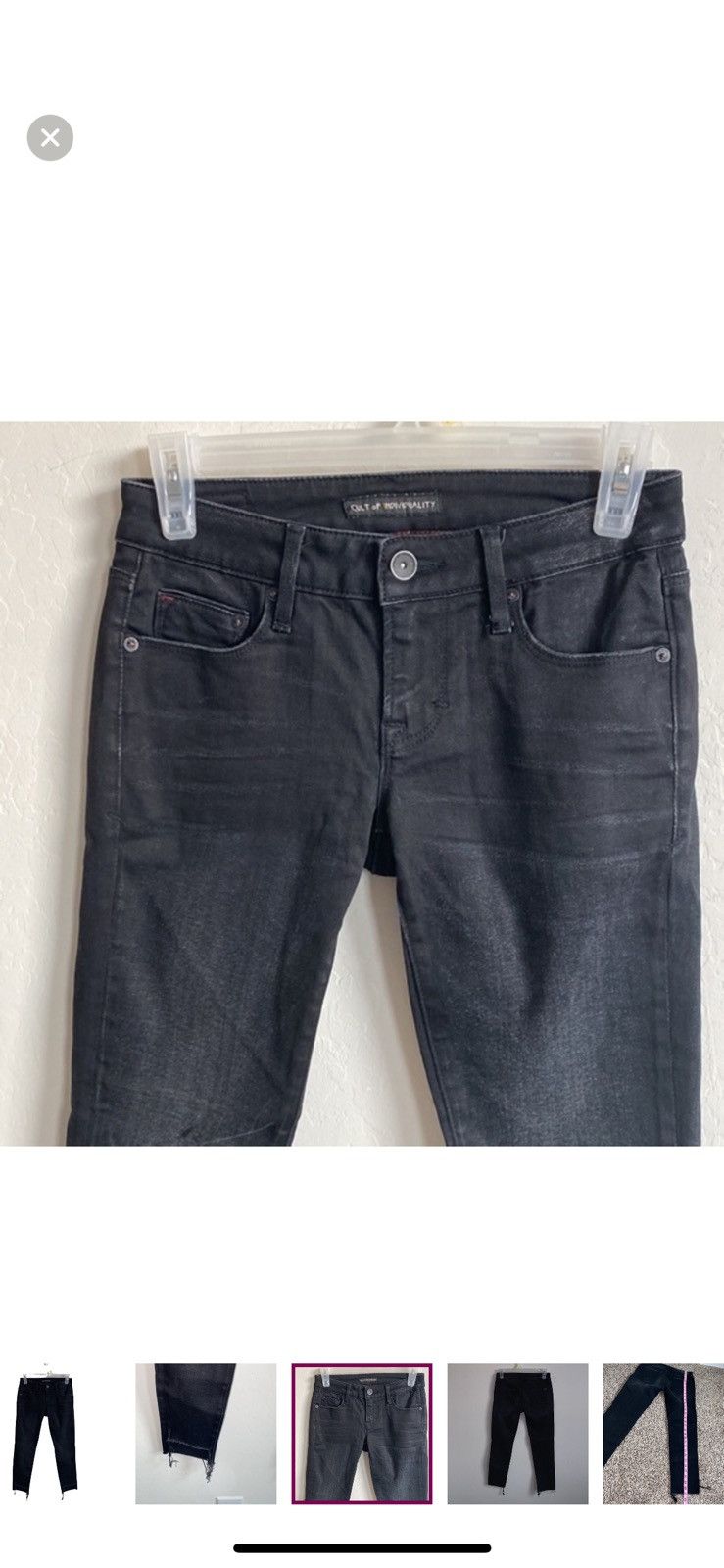 Cult Of Individuality Cult of individuality black teaser skinny jeans Size 24" / US 00 / IT 34 - 3 Thumbnail