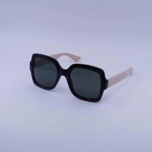 Gucci Gucci GG1337S 008 Sunglasses Black/Pink Square Frame, Grey Size ONE SIZE - 1 Thumbnail
