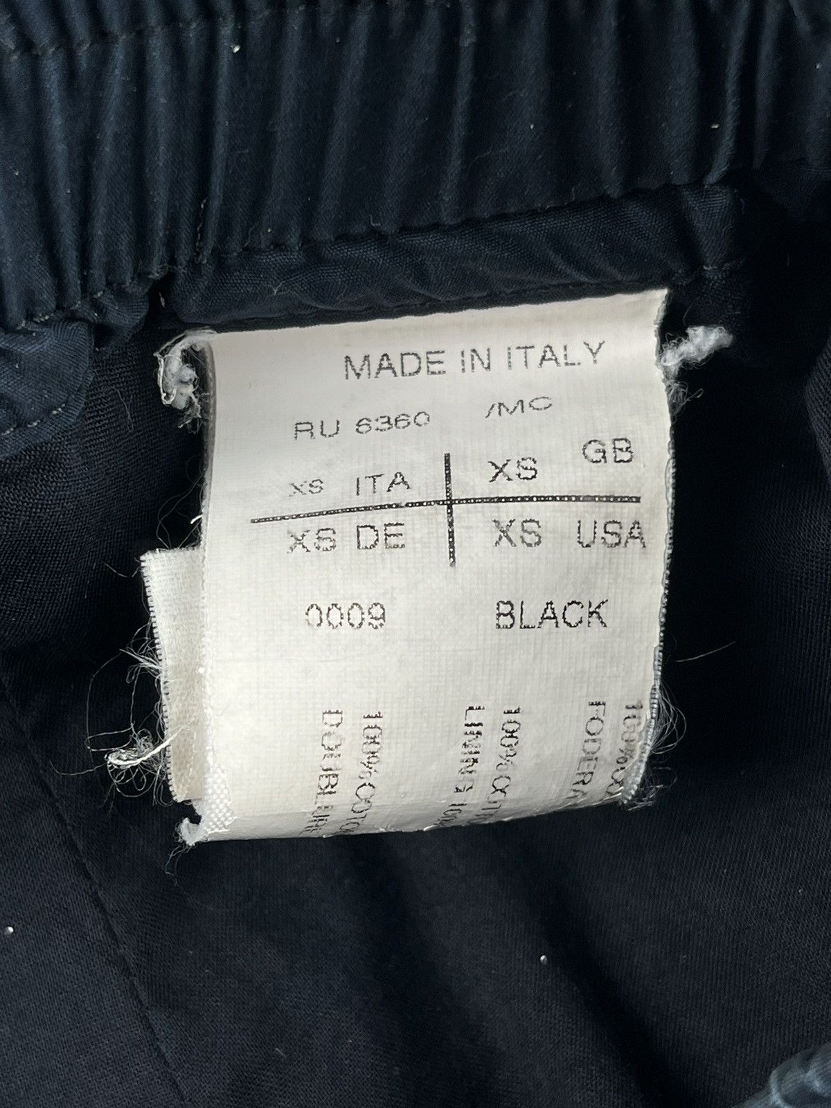 Rick Owens FW10 Rick Owens Gleam Kilted Skirt Cropped Pants Black Size US 30 / EU 46 - 10 Thumbnail