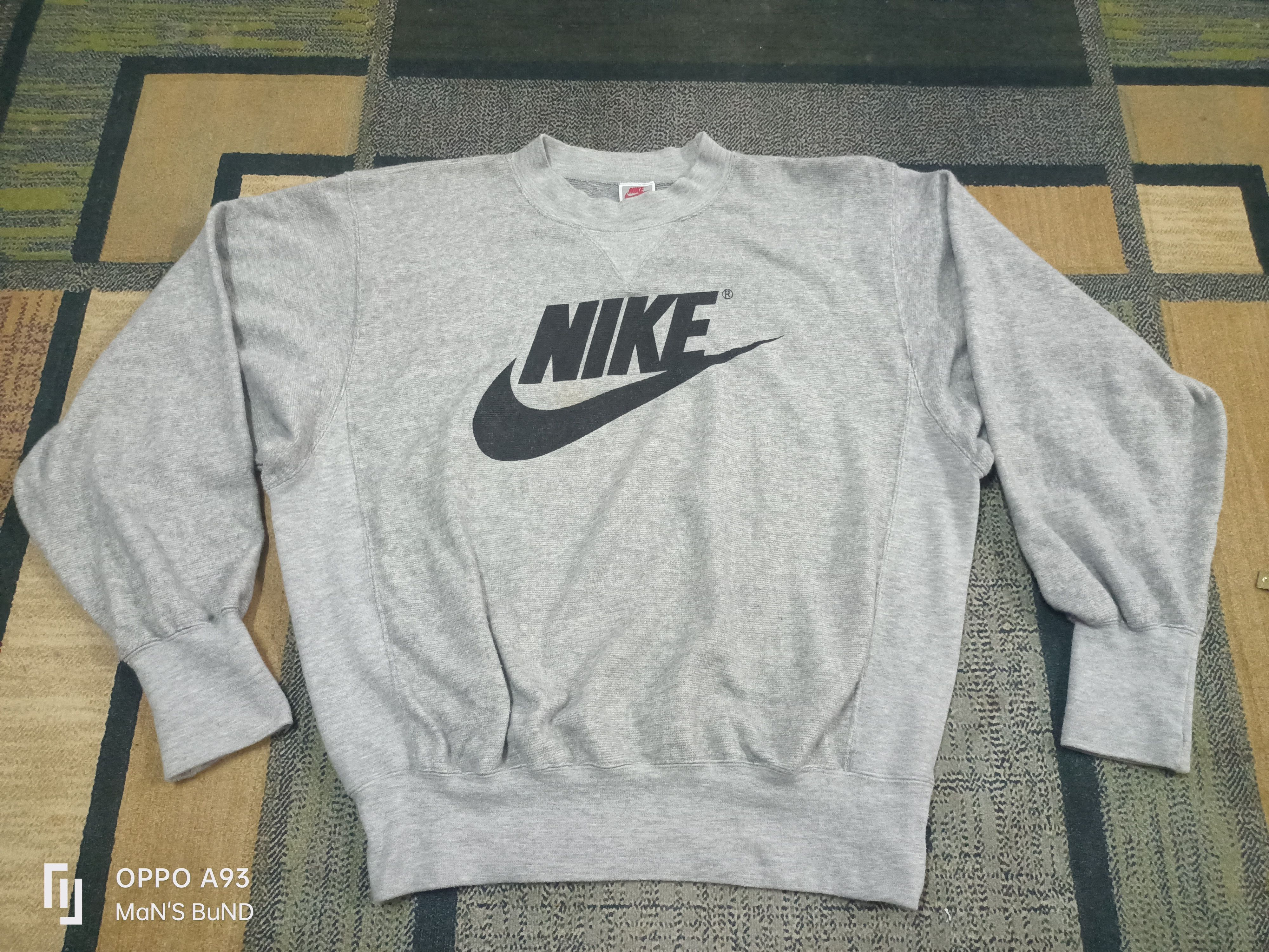 Nike × Vintage Vintage 90s NIKE Sweatshirt Size US M / EU 48-50 / 2 - 1 Thumbnail