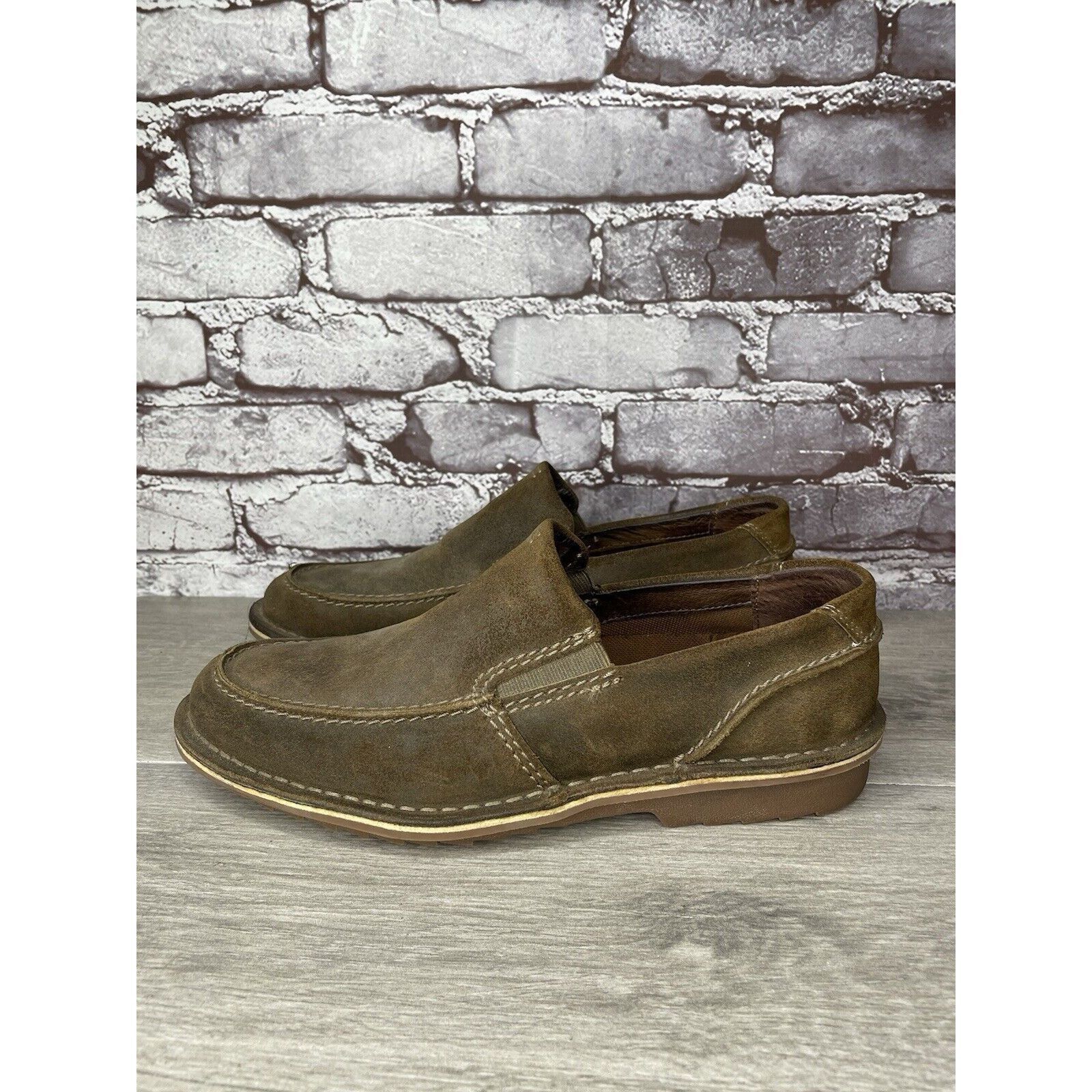 Clarks Clarks Est. 1825 Brown Suede Leather Slip On Loafers Shoes M Size US 9.5 / EU 42-43 - 20 Thumbnail