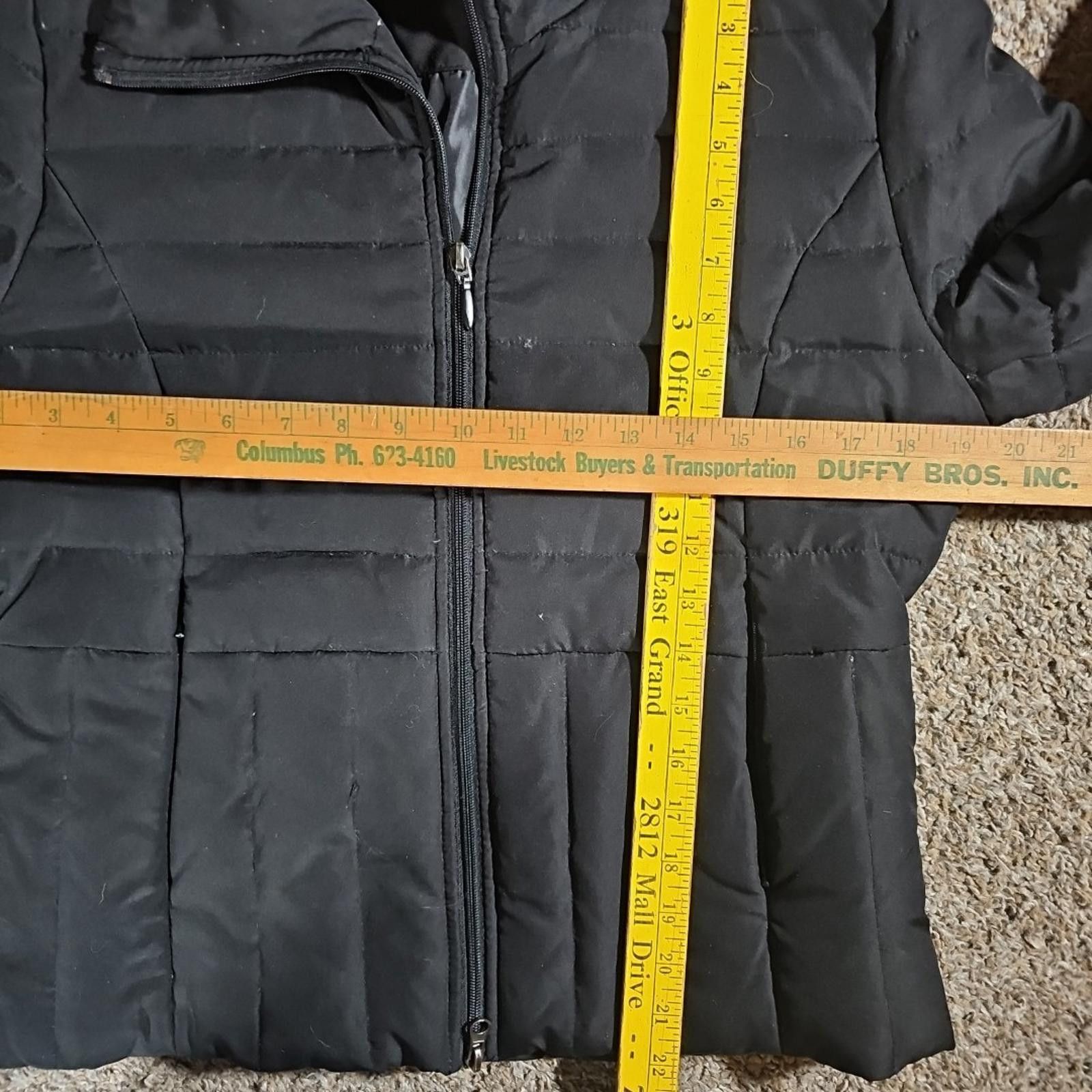Other Kenneth Cole Reaction Womens M Black Down Puffer Full Zip Size M / US 6-8 / IT 42-44 - 4 Thumbnail