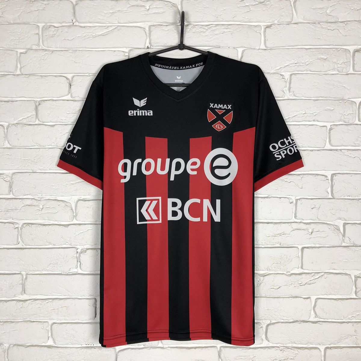 Erima Neuchatel Xamax 2019 2020 home soccer jersey Size US M / EU 48-50 / 2 - 1 Thumbnail