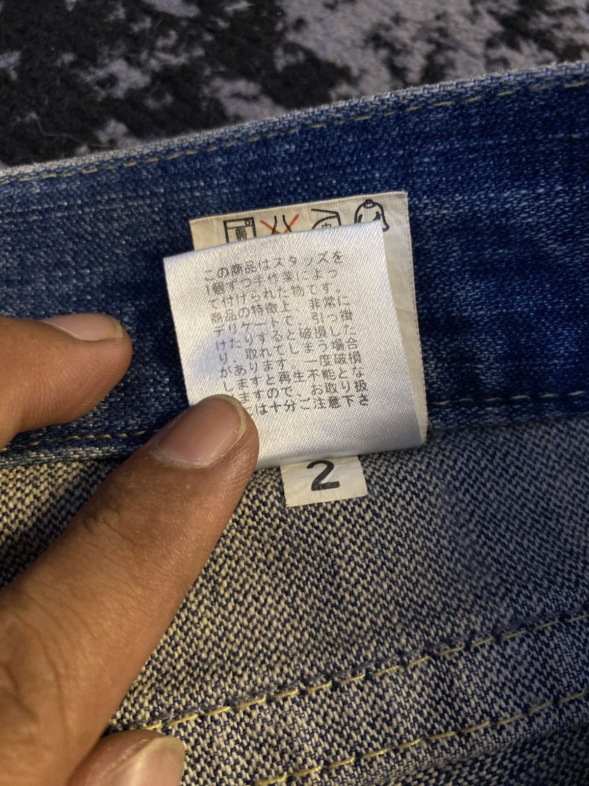 Tornado Mart 2000s Flared Studded Ozz First Japan Distressed Jeans 🔥 Size US 31 - 6 Thumbnail