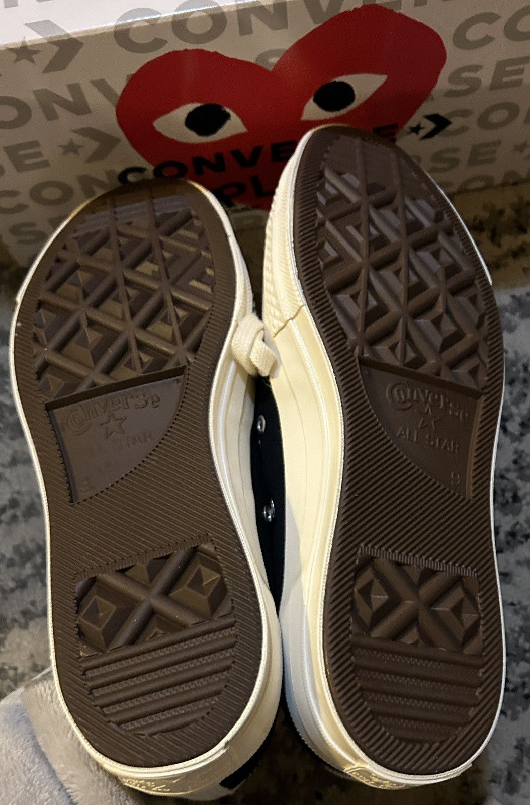 Comme des Garcons PLAY × Converse CONVERSE X COMME DES GARÇONS PLAY Chuck 70 printed Sneaker Size US 9 / EU 42 - 6 Thumbnail