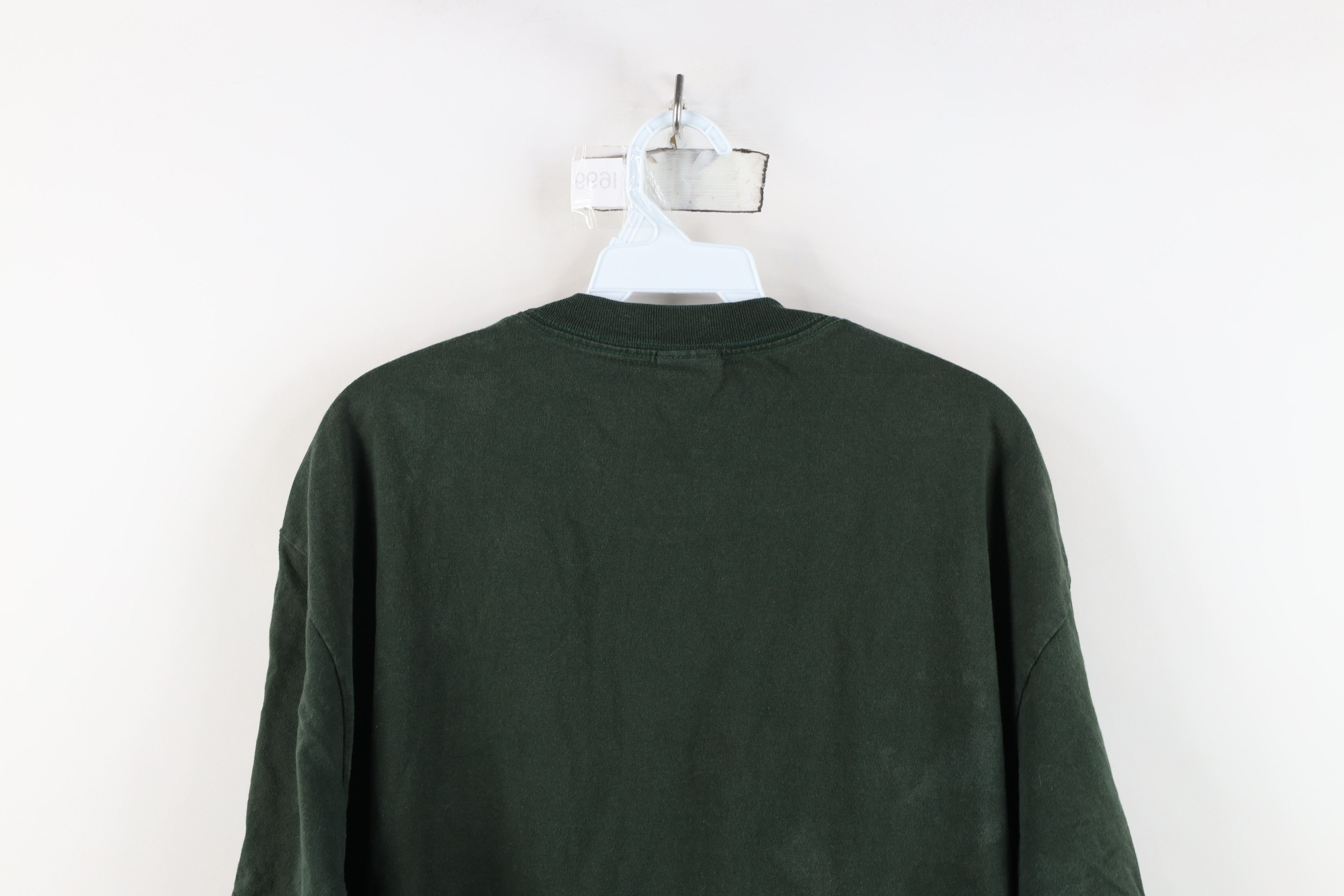 Vintage Vintage 90s Spell Cleveland State University T-Shirt Green Size US XL / EU 56 / 4 - 15 Thumbnail