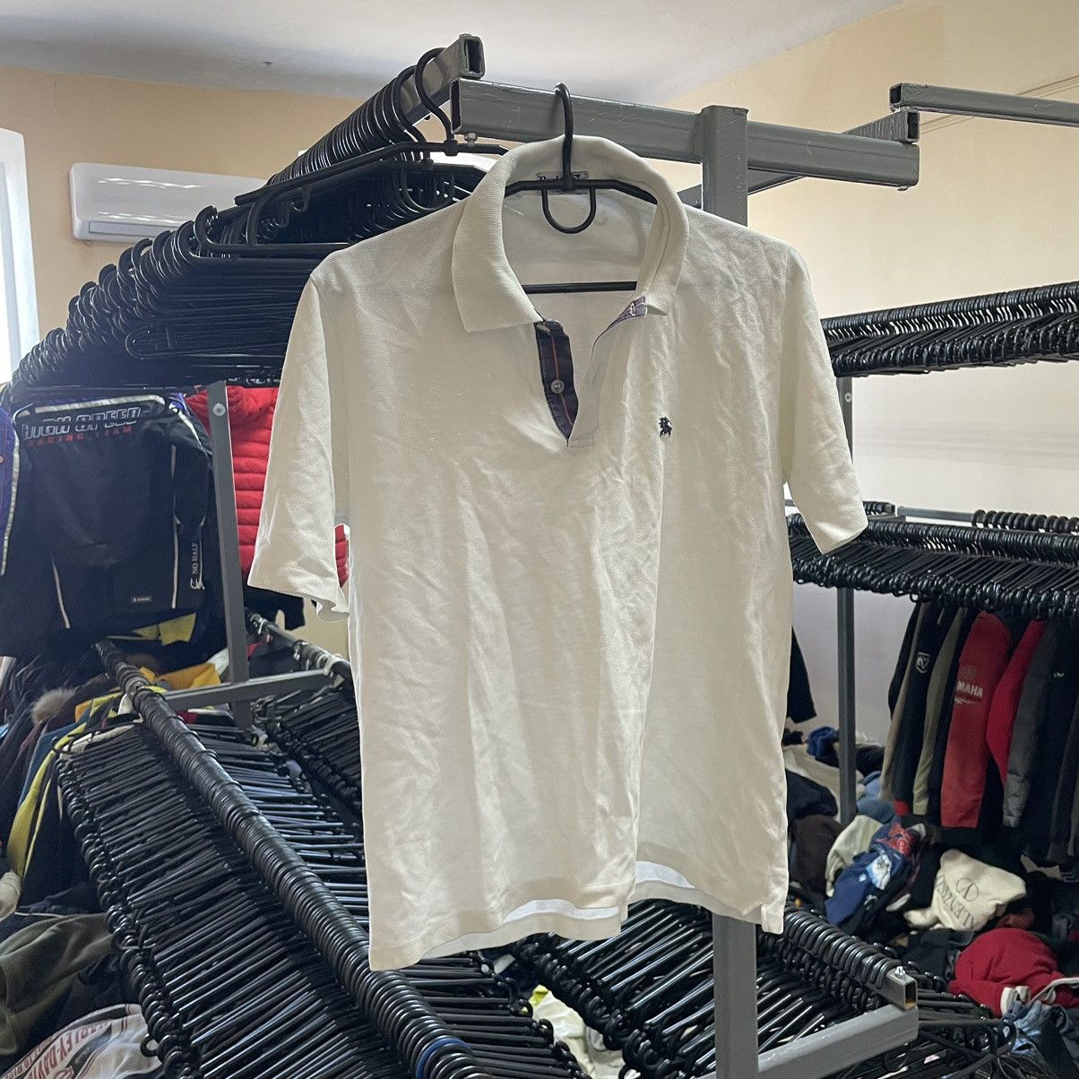 Burberry × Vintage BURBERRY LOGO TB POLO SHIRT TEE ENGLAND NOVA CHECK Size US S / EU 44-46 / 1 - 1 Thumbnail