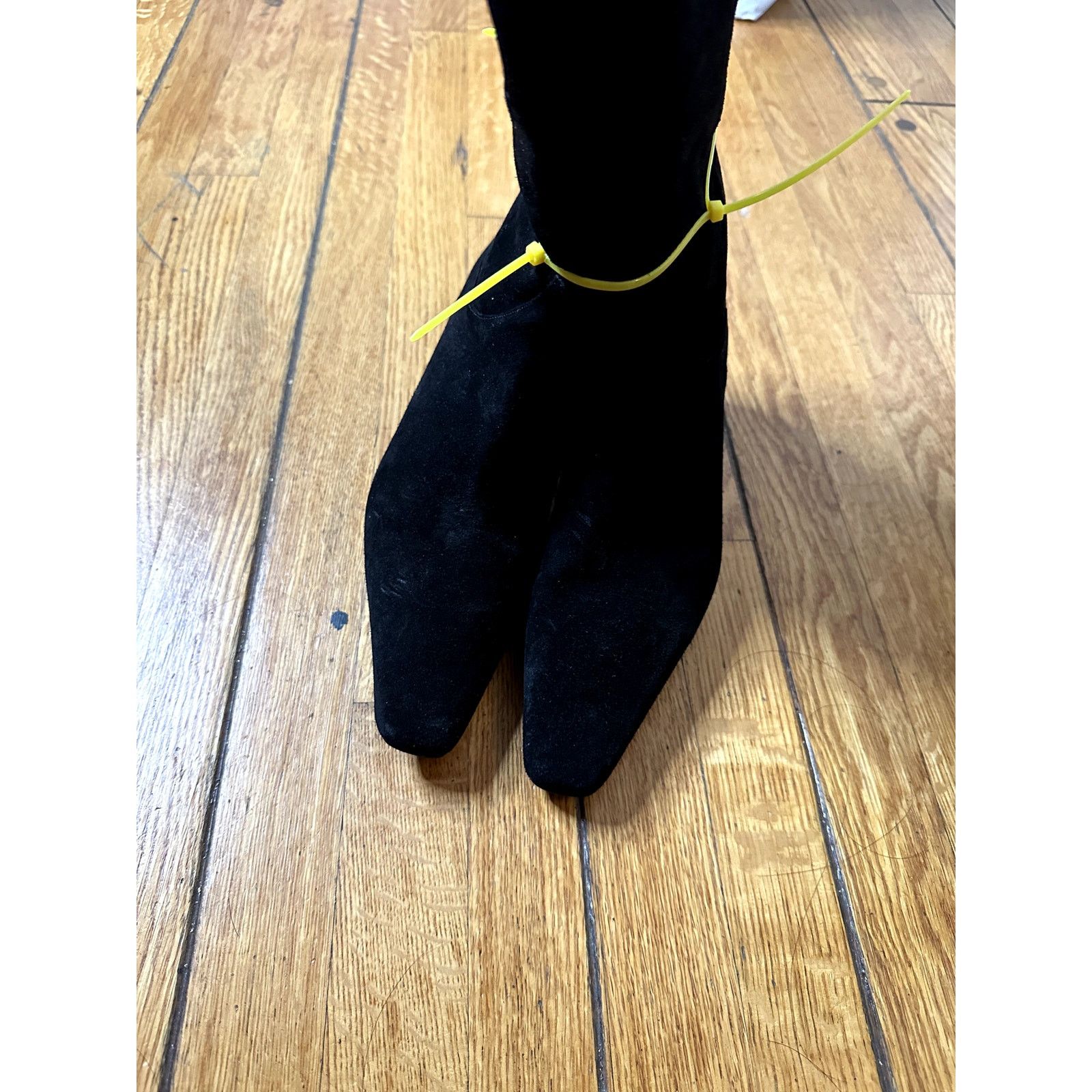 Staud STAUD Women's Wally Boots Suede in Black 39 Size US 9 / IT 39 - 2 Thumbnail