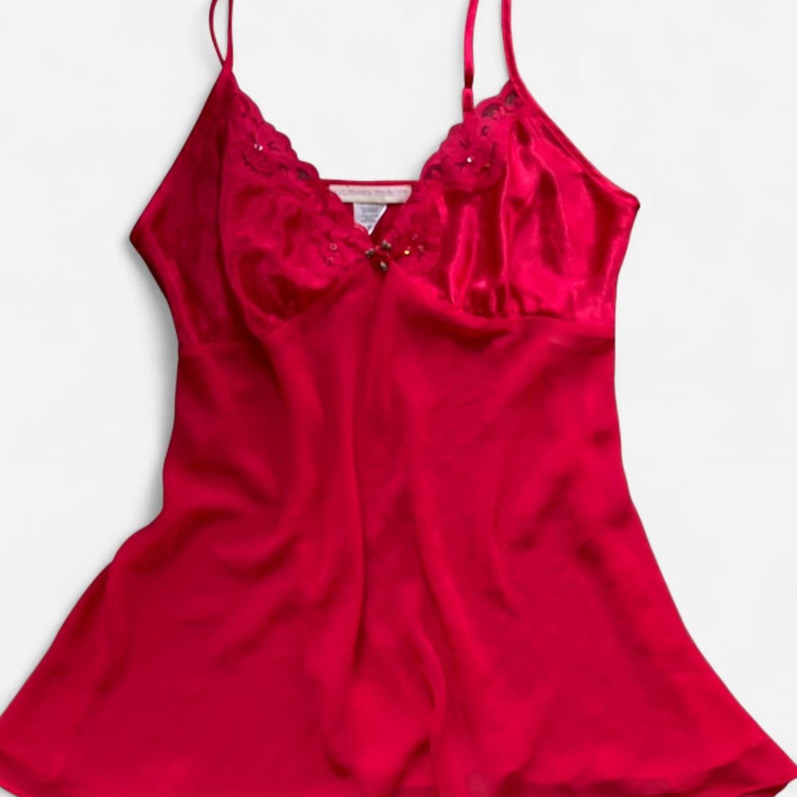 Other California Dynasty Red Lace Fairy Top - Size: M Size M / US 6-8 / IT 42-44 - 1 Thumbnail