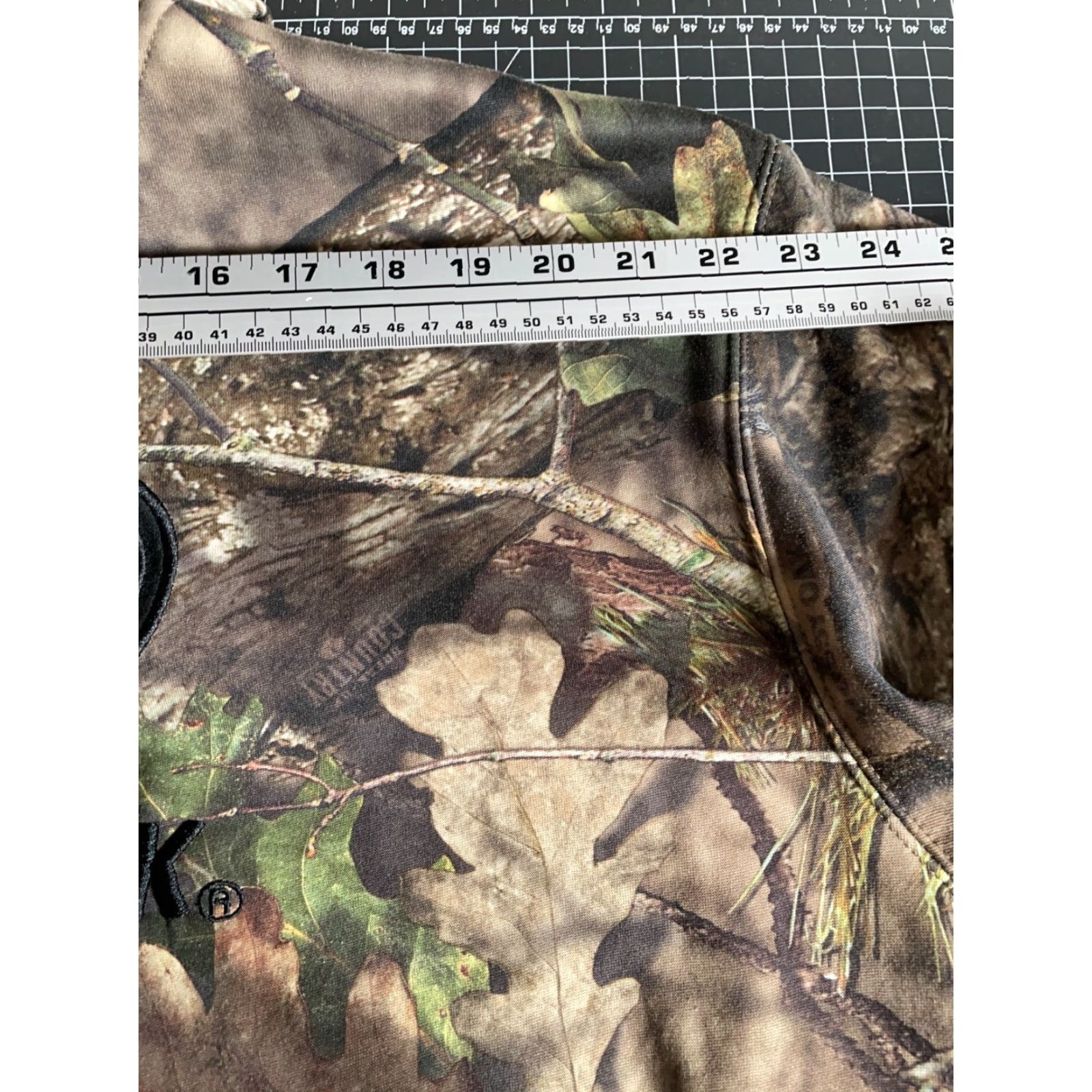 Vintage Mossy Oak Camo Hoodie Men's XL Brown Camouflage Embroidered Logo Sweatshirt Size US XL / EU 56 / 4 - 7 Thumbnail