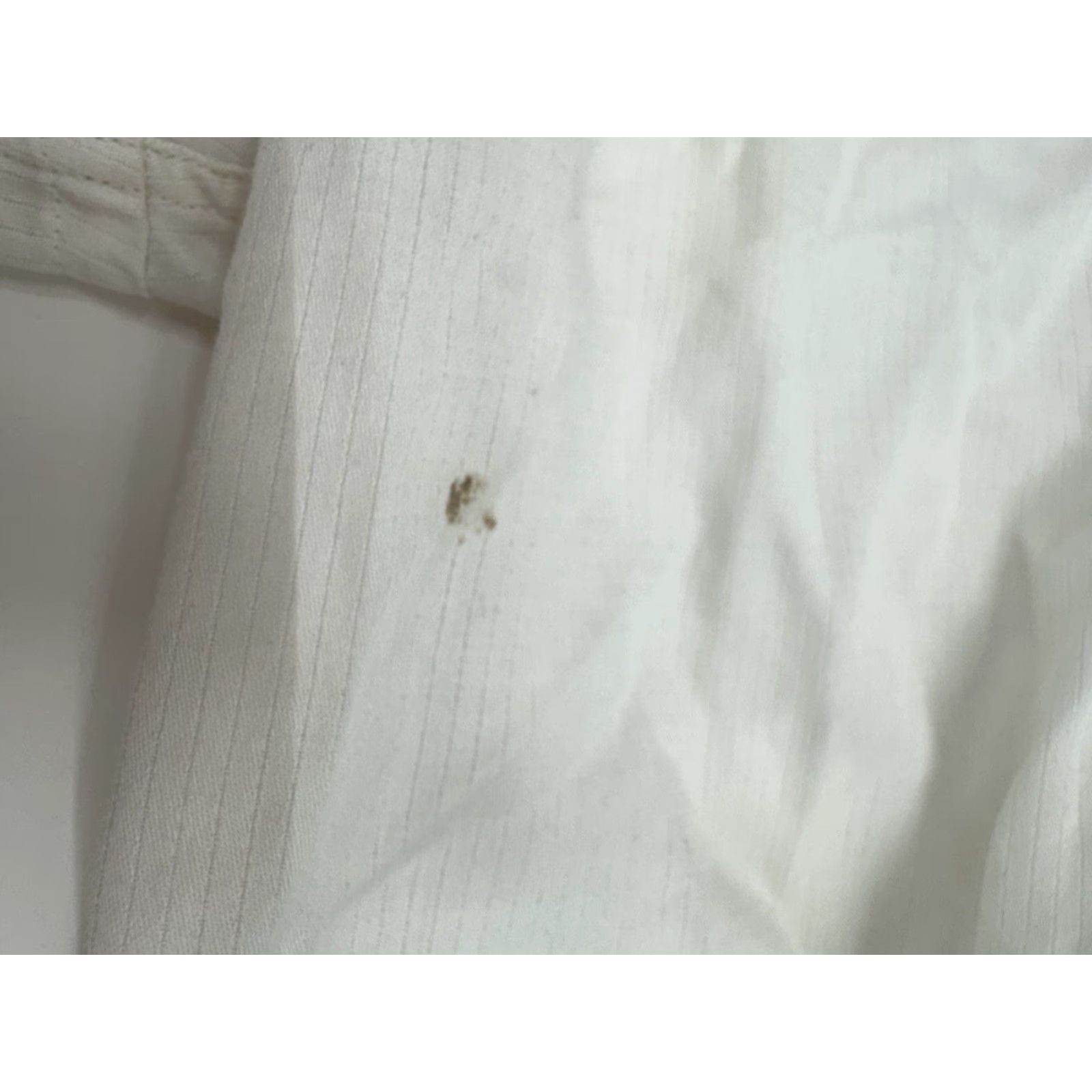 Enro Enro Mens Shirt Button-Up Size 17.5 White Collared Short Sleeve Stained All Seasons Pockets Regular Mens 90s Size US XXL / EU 58 / 5 - 5 Thumbnail