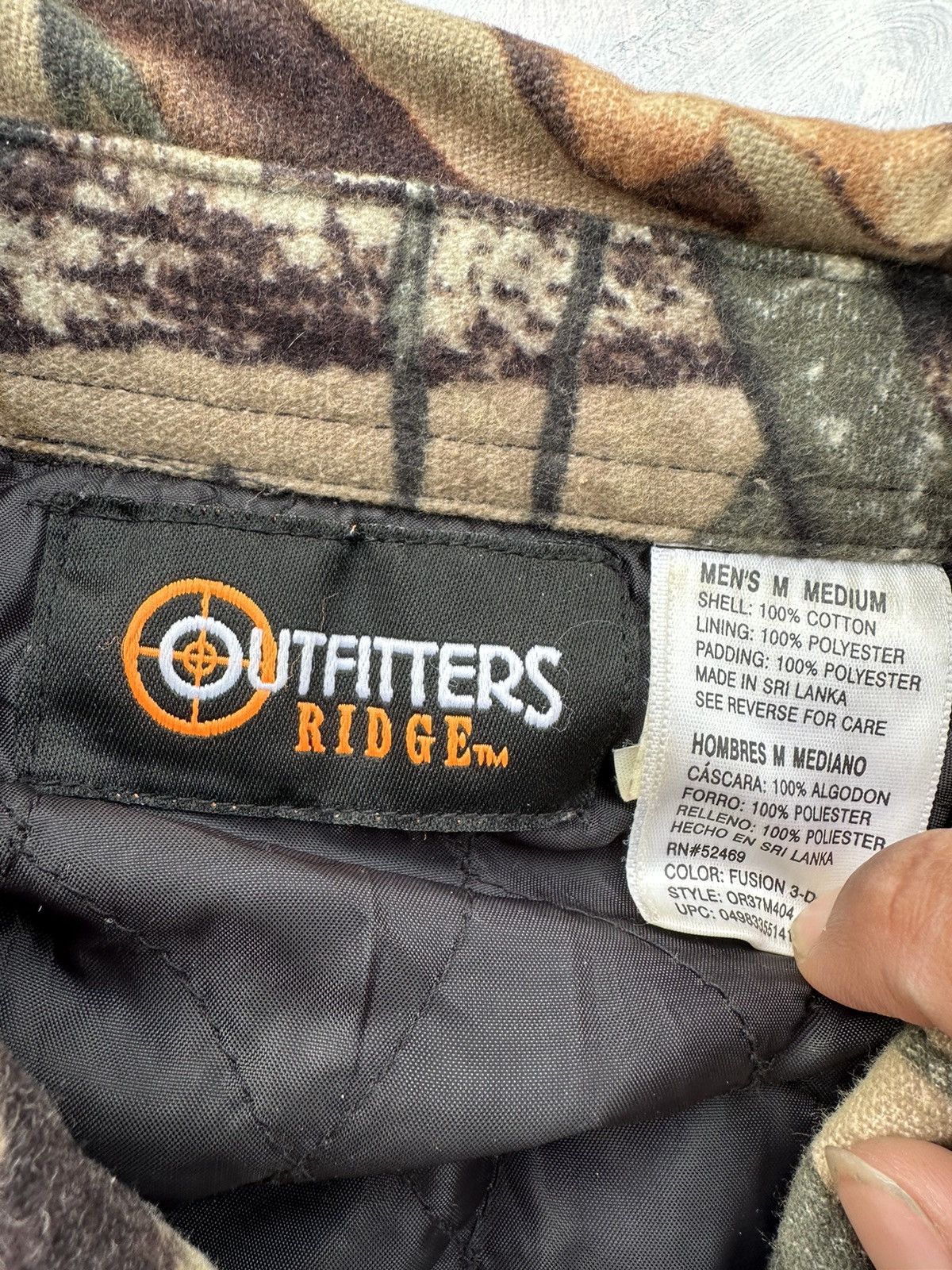 Realtree Crazy workwear camo realtree quilt lined flannel jacket Size US M / EU 48-50 / 2 - 4 Thumbnail