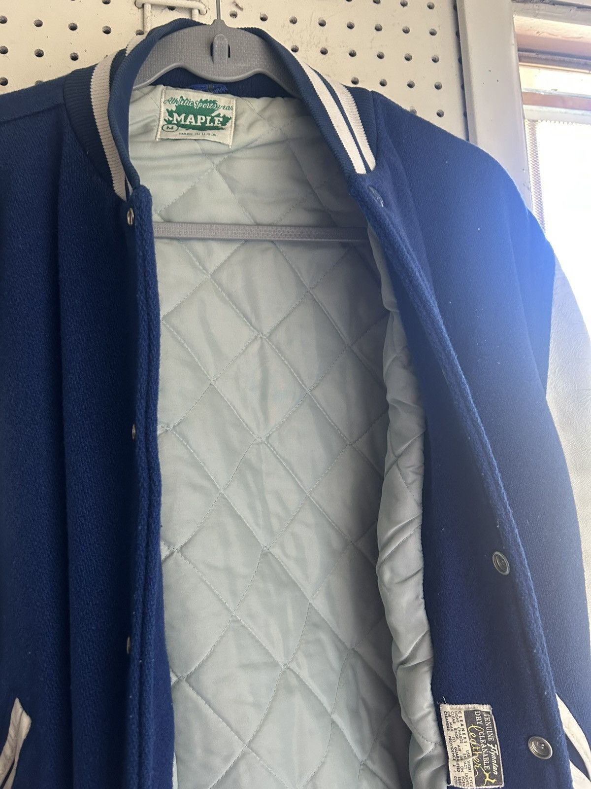 Other Vintage Maple Athletic Varsity Jacket Wool Leather USA M Size US M / EU 48-50 / 2 - 4 Thumbnail