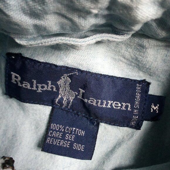 Polo Ralph Lauren Vintage Polo Ralph Lauren Crest Denim Bomber Jacket Parka Size US M / EU 48-50 / 2 - 3 Thumbnail