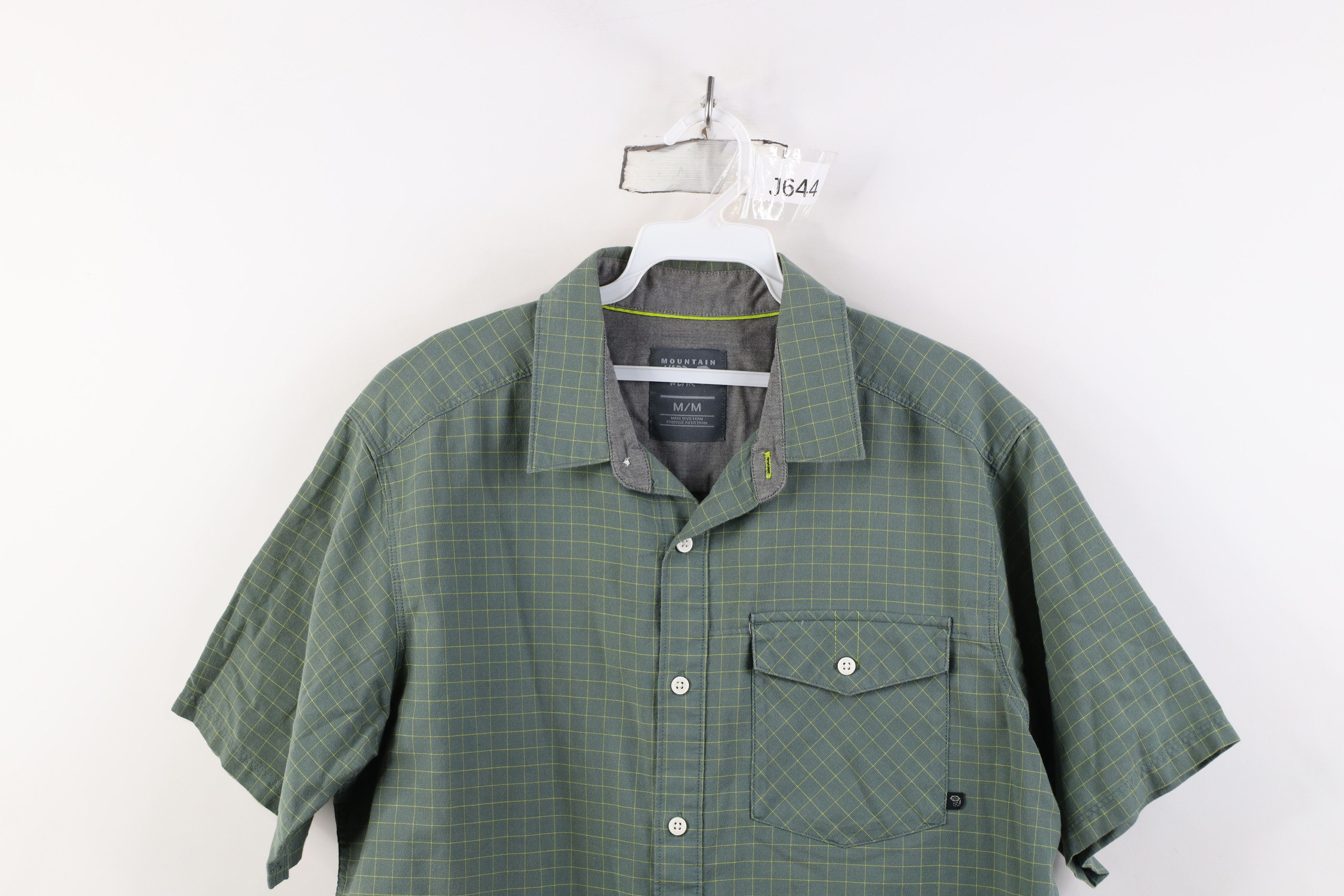 Mountain Hardwear Mountain Hardwear Short Sleeve Flannel Button Shirt Plaid Size US M / EU 48-50 / 2 - 2 Thumbnail