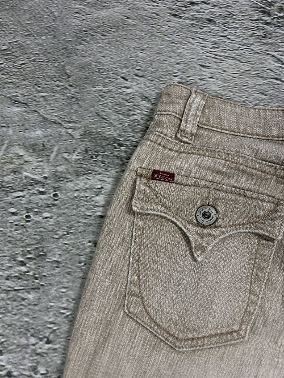 Other Y2K jeans flared beige Japanese Size 28" / US 6 / IT 42 - 3 Thumbnail