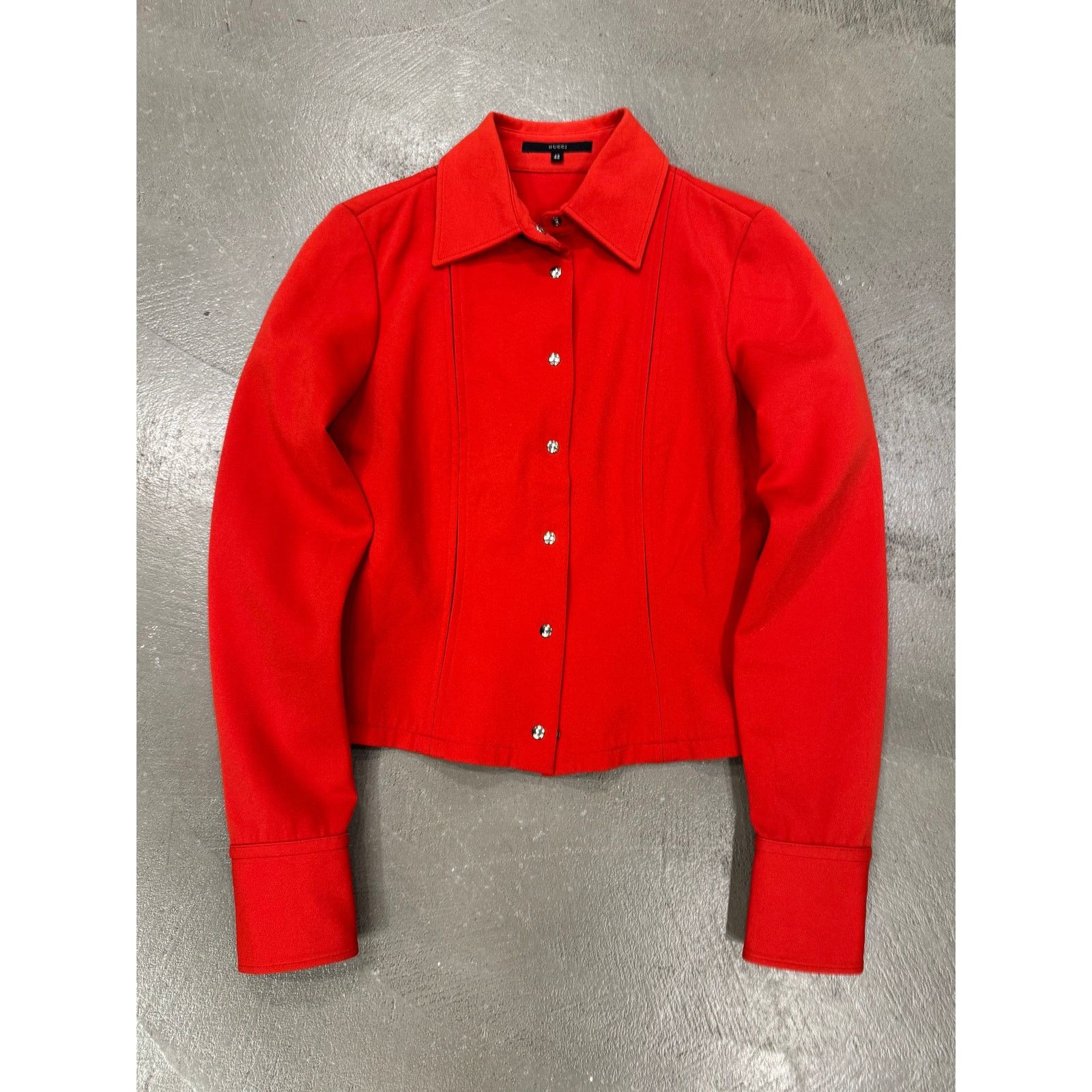 Gucci S/S1999 Gucci by Tom Ford red paneled jacket Size S / US 4 / IT 40 - 1 Thumbnail