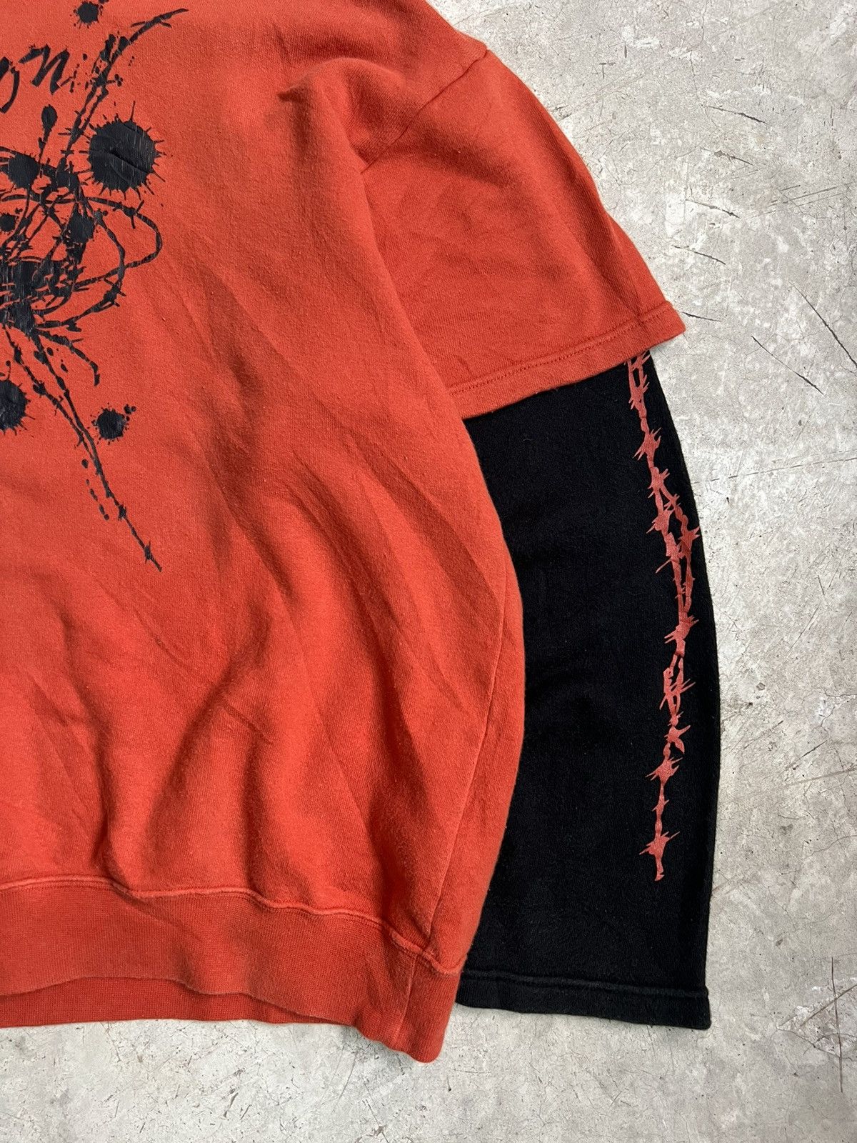 Japanese Brand Y2k Amore pure Hoodie 2 Layer Size US M / EU 48-50 / 2 - 6 Thumbnail