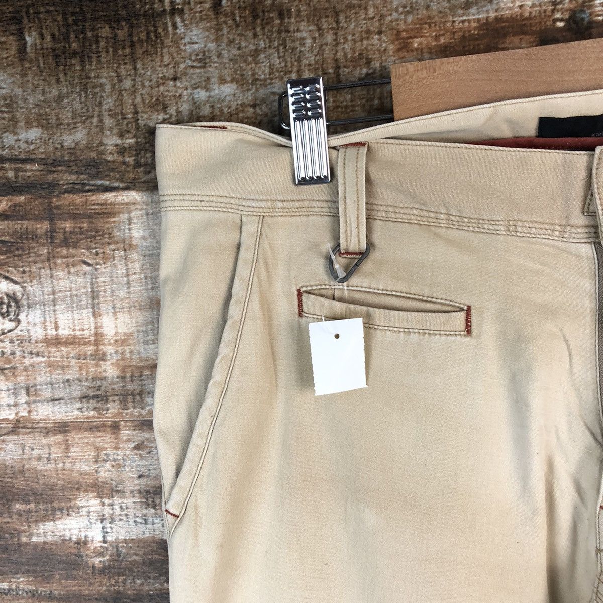 Schlussel DL Schlussel Brown Cargo Multipocket Pants #C215 Size US 31 - 7 Thumbnail