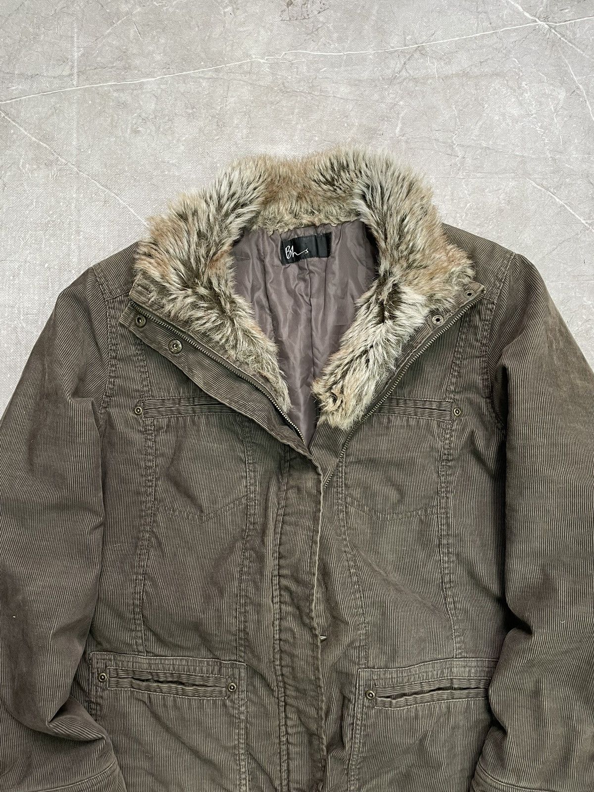If Six Was Nine If six was nine style corduroy fur jacket vintage Y2K style Size US L / EU 52-54 / 3 - 3 Thumbnail