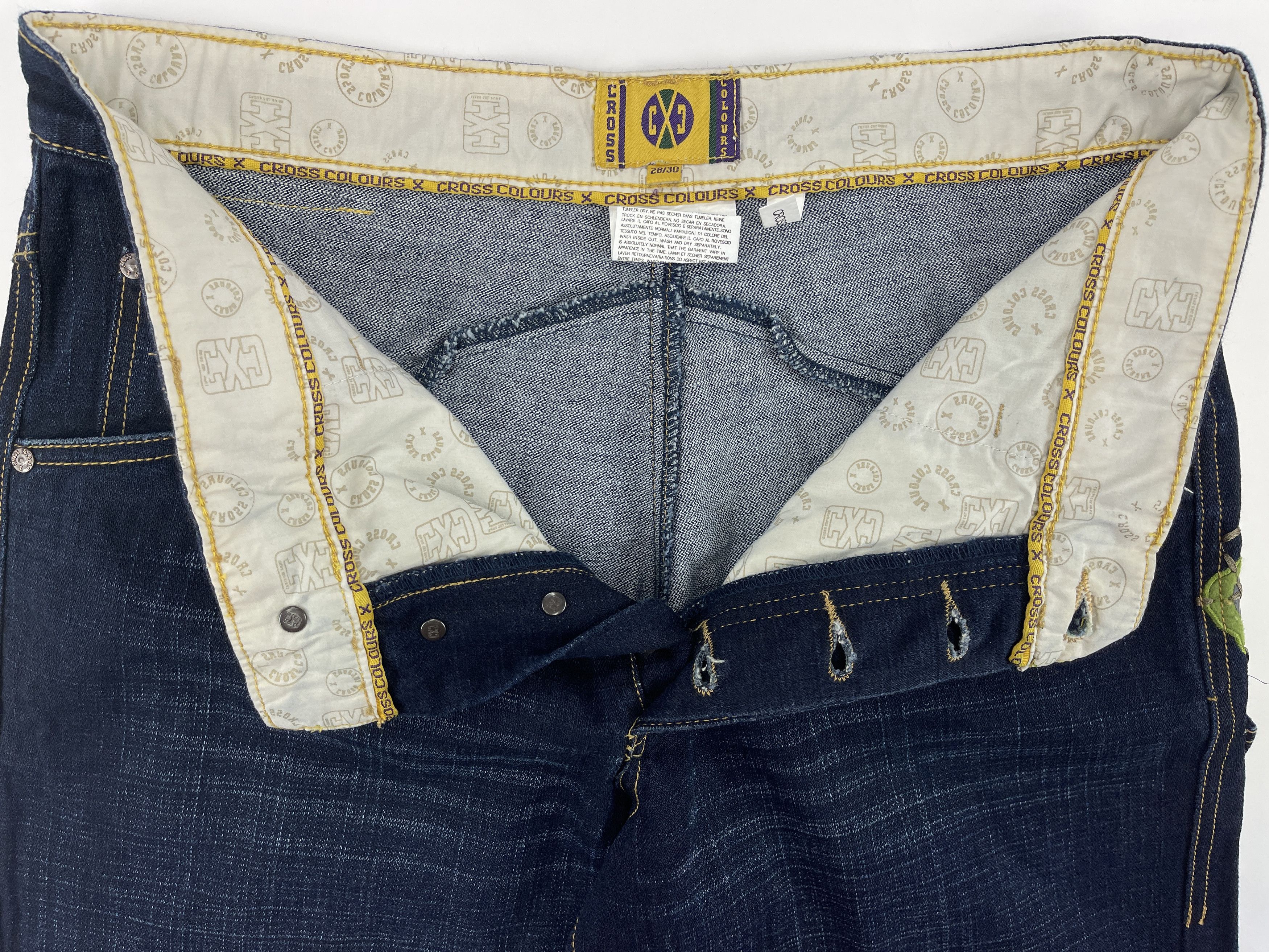 Cross Colours Cross Colours jeans, vintage, 90s hip hop, baggy, 1990s W 28 Size US 28 / EU 44 - 12 Thumbnail