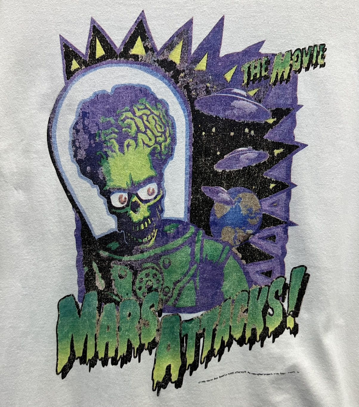 Vintage × Warner Bros VINTAGE 1996 WARNER BROS THE MOVIE MARS ATTACKS SHIRT Size US M / EU 48-50 / 2 - 3 Thumbnail