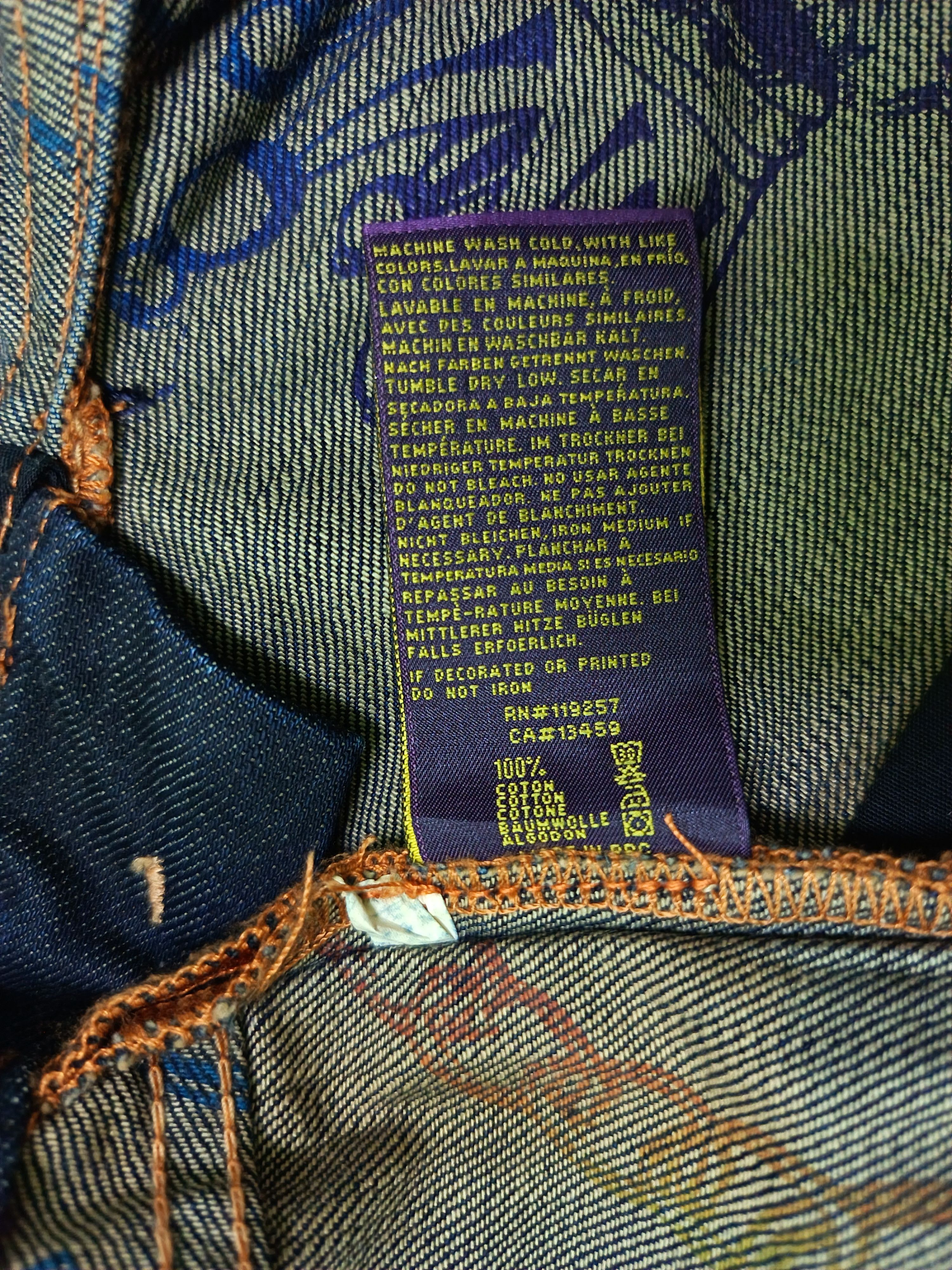 Christian Audigier Christian Audigier Embroidered Maria And Skull Denim Size US 39 - 18 Thumbnail