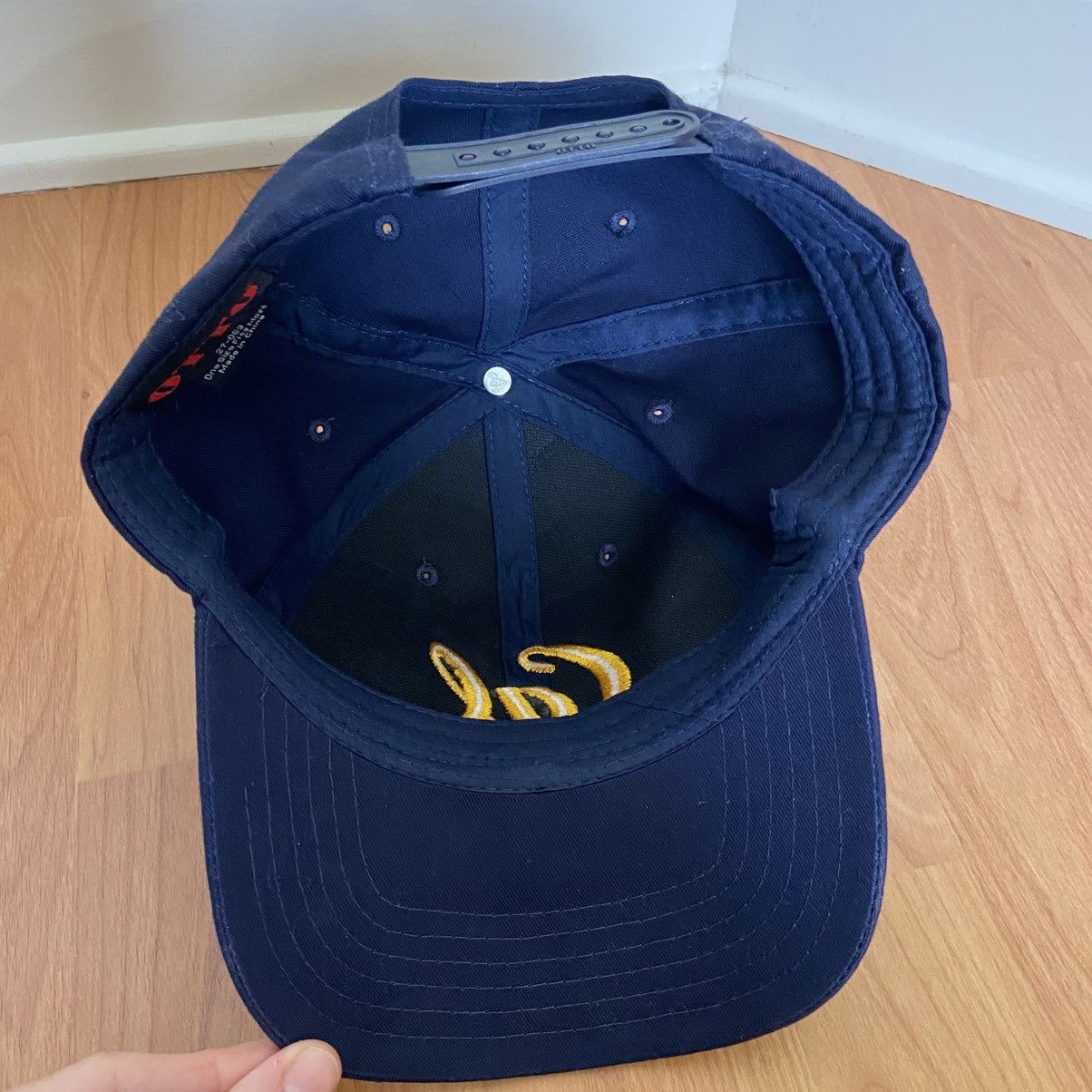 NCAA Cal Script Logo Snapback Hat Size Adjustable Size ONE SIZE - 5 Thumbnail