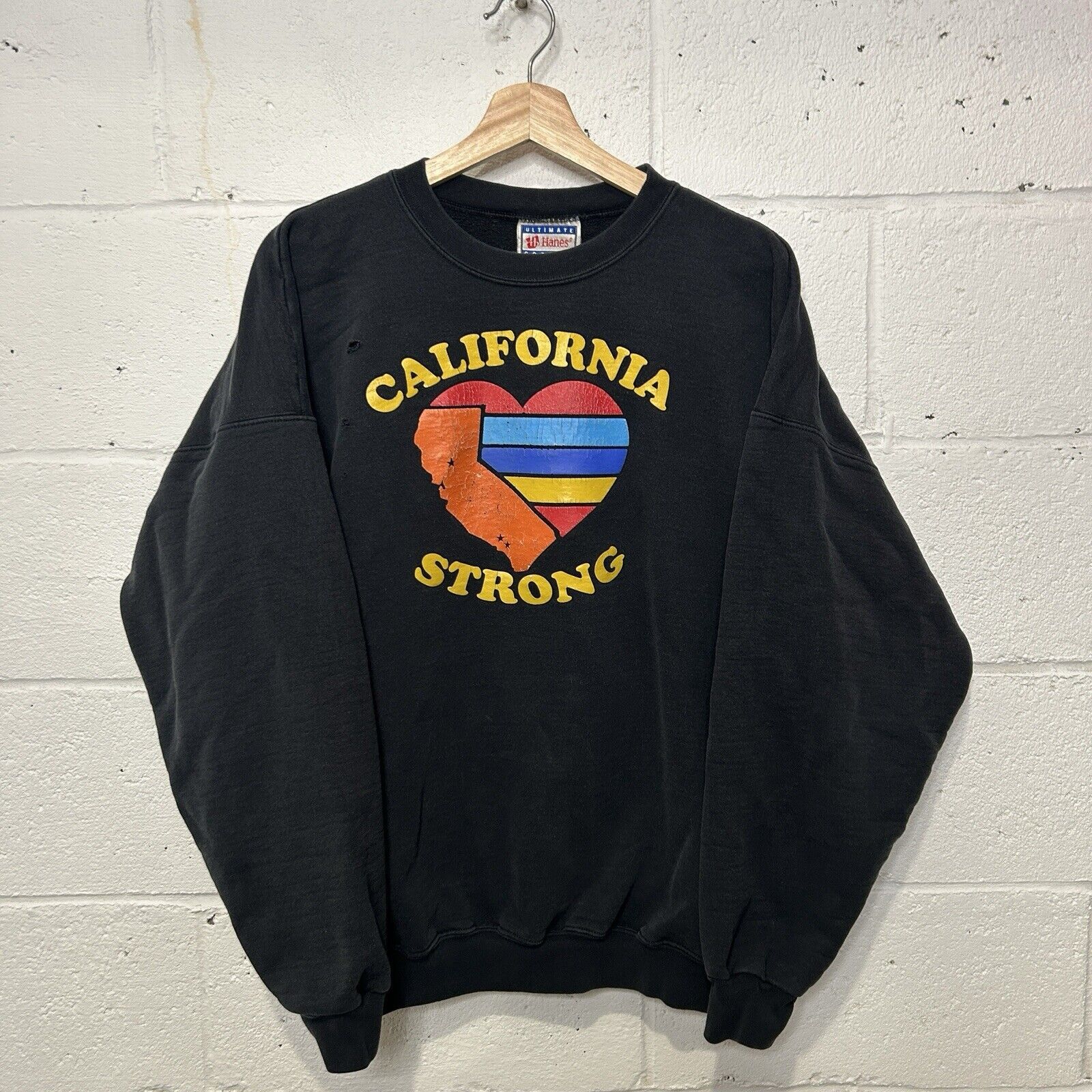 Hanes Vintage Hanes California Strong Crewneck Size US XL / EU 56 / 4 - 1 Thumbnail