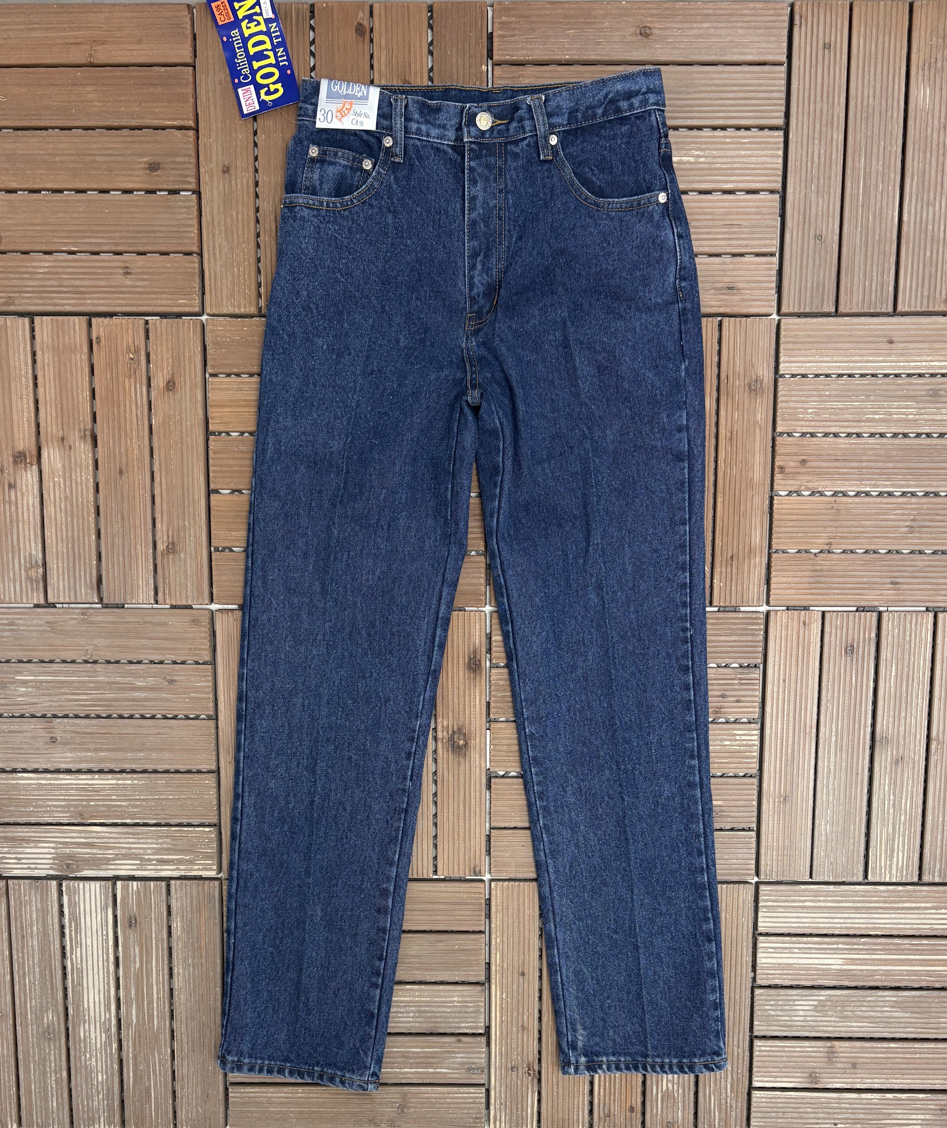 Vintage Golden Jeans Vintage Straight Leg Blue Denim Jeans Size US 30 / EU 46 - 2 Thumbnail