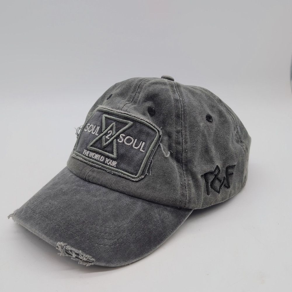 Other Soul 2 Soul World Tour Hat Tim McGraw Faith Hill Gray Distr Size ONE SIZE - 7 Thumbnail