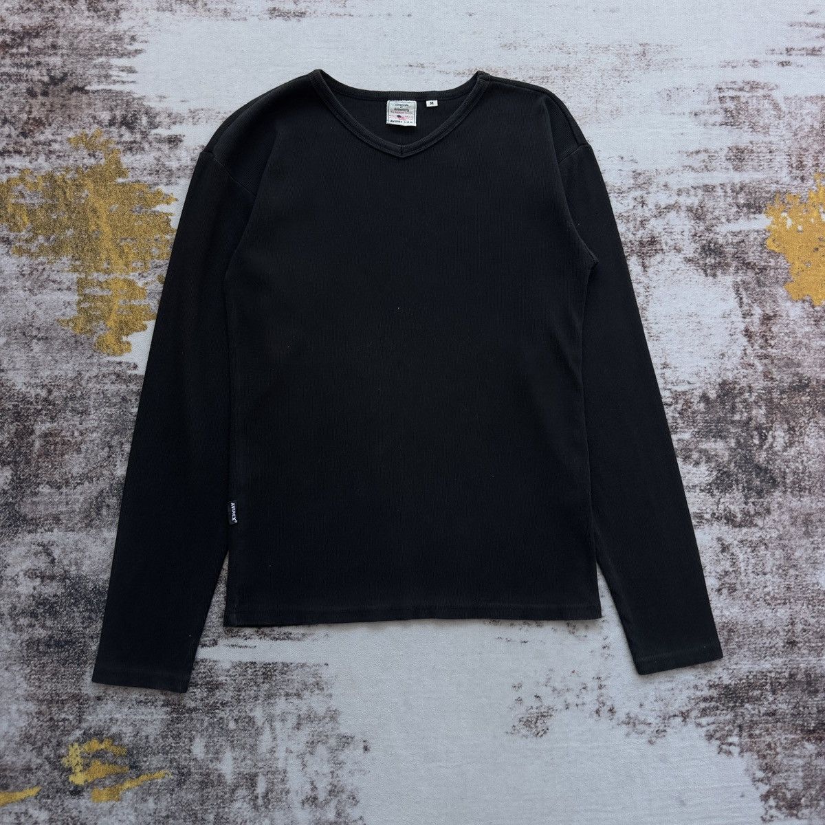Avirex VINTAGE AVIREX PLAIN WAFFLE LONG SLEEVE Size US XS / EU 42 / 0 - 2 Thumbnail