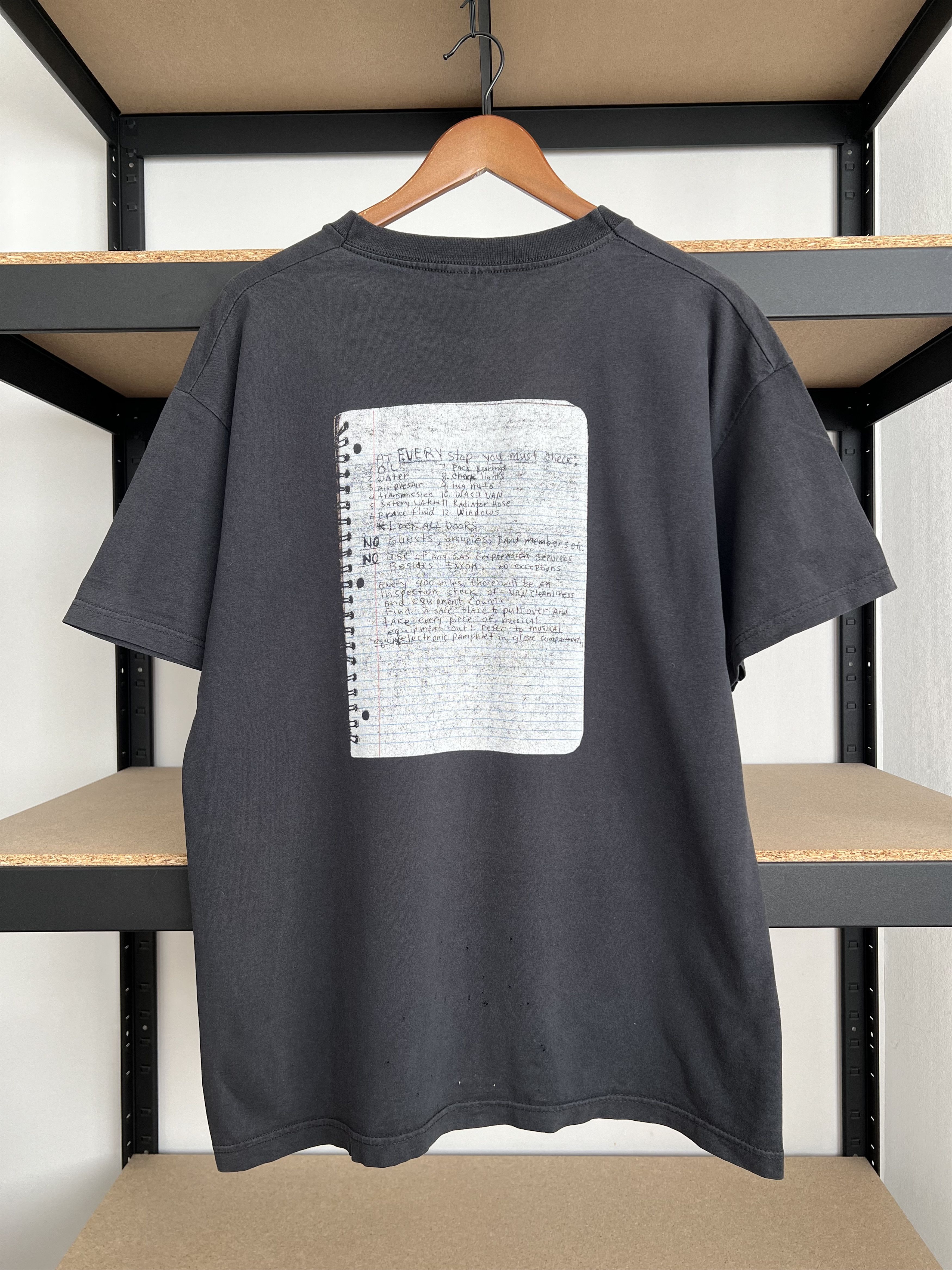 Band Tees Vintage 2003 Nirvana Ghost Notebook Kurt Cobain T-shirt Size US L / EU 52-54 / 3 - 4 Thumbnail