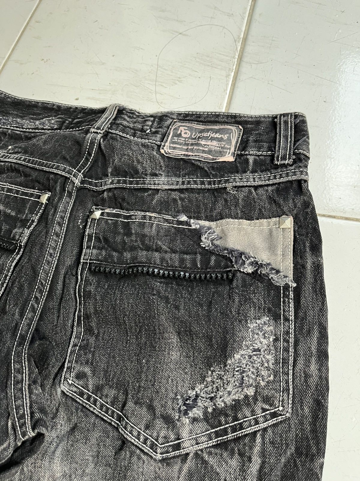 If Six Was Nine × Japanese Brand × Le Grande Bleu (L.G.B.) Japanese Gimmick zip skulls by Upuset Size US 30 / EU 46 - 10 Thumbnail