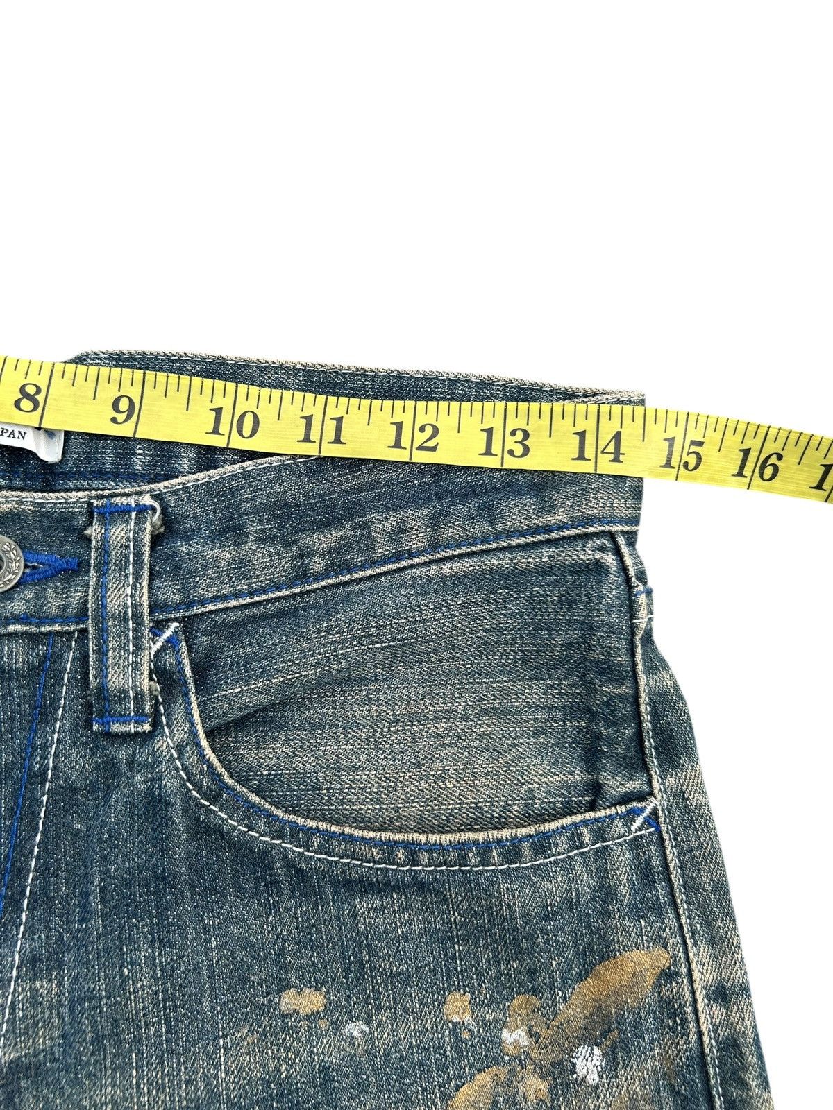 Kapital Rusty Karakuri Tamashii Inspired Kyoto Japan Denim Jeans Size US 29 - 15 Thumbnail