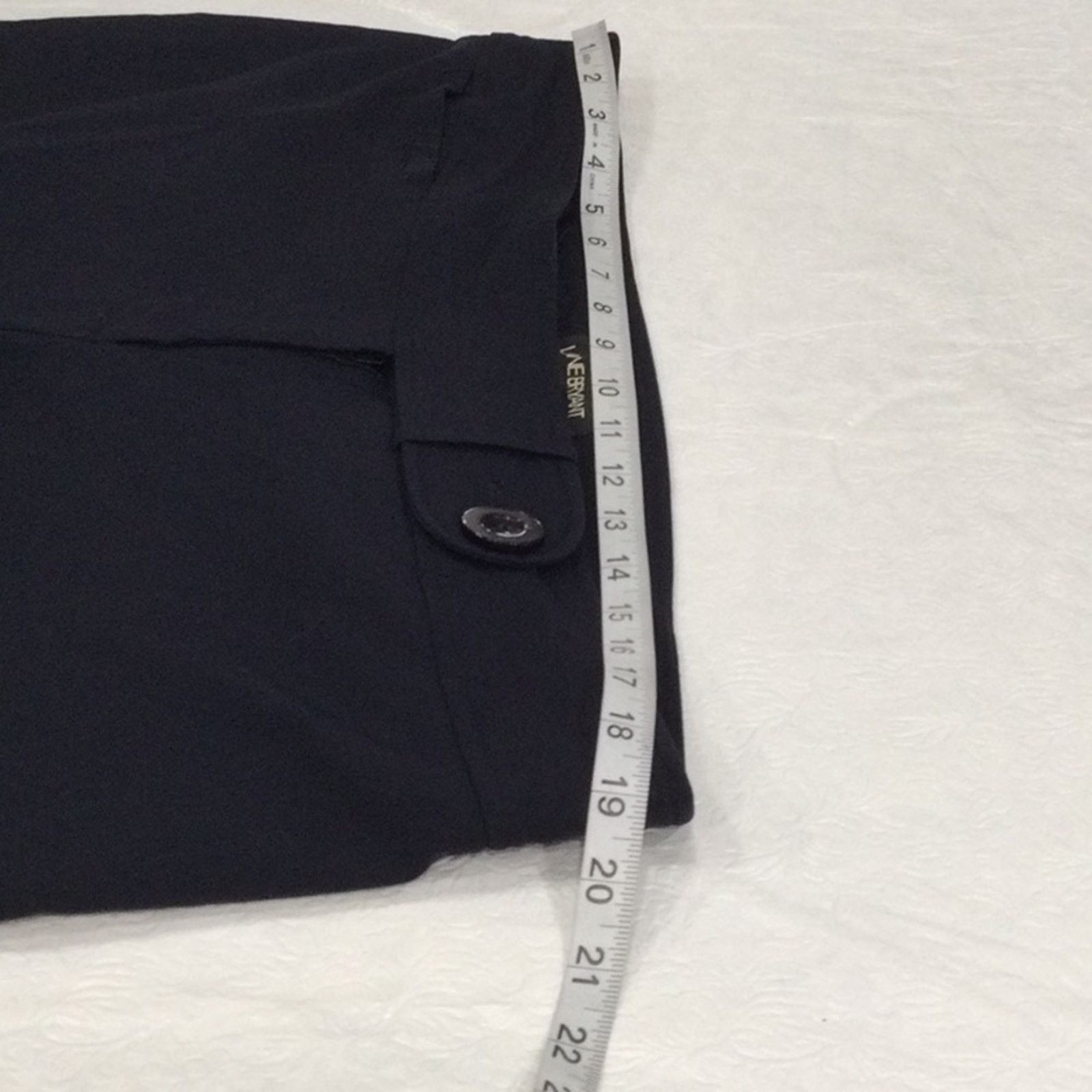 Other Lane Bryant Navy Button Back Pocket Cropped Capri Pant 16 Size 38" / US 16 / IT 52 - 10 Thumbnail