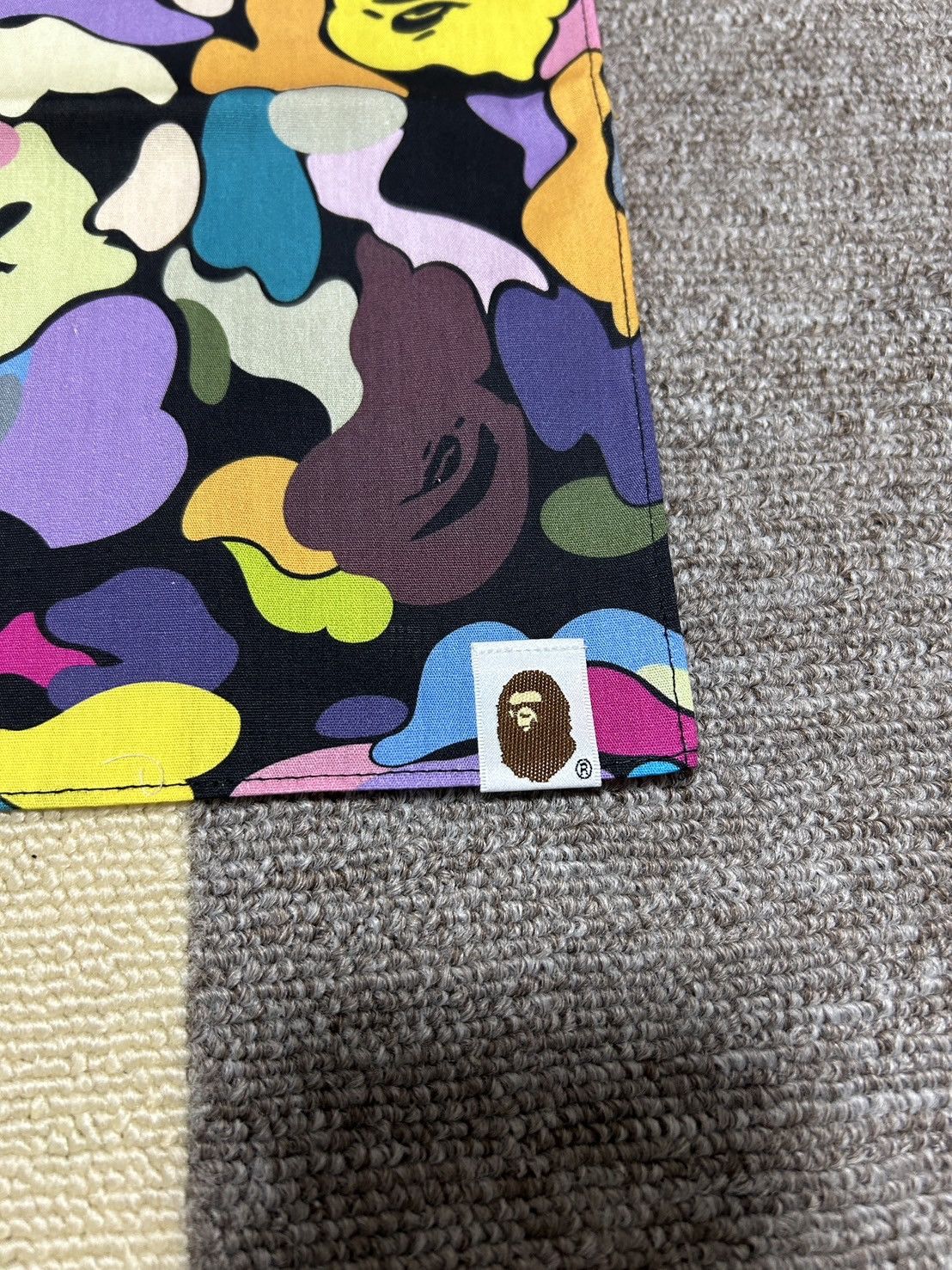 Bape NEW BAPE MULTI CAMO NYC LOGO BANDANA Size ONE SIZE - 5 Thumbnail
