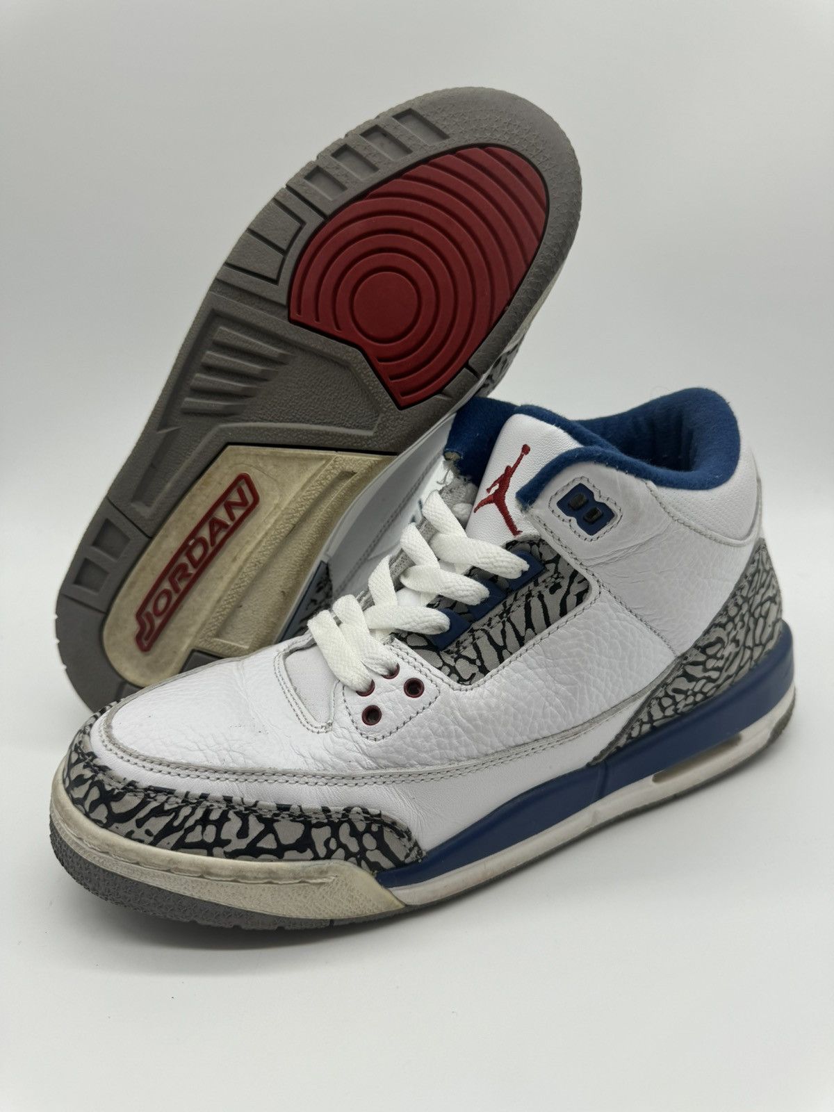 Jordan Brand × Nike Nike Air Jordan 3 Retro GS True Blue Youth Size 7 (7Y) Size US 7 / EU 40 - 1 Thumbnail